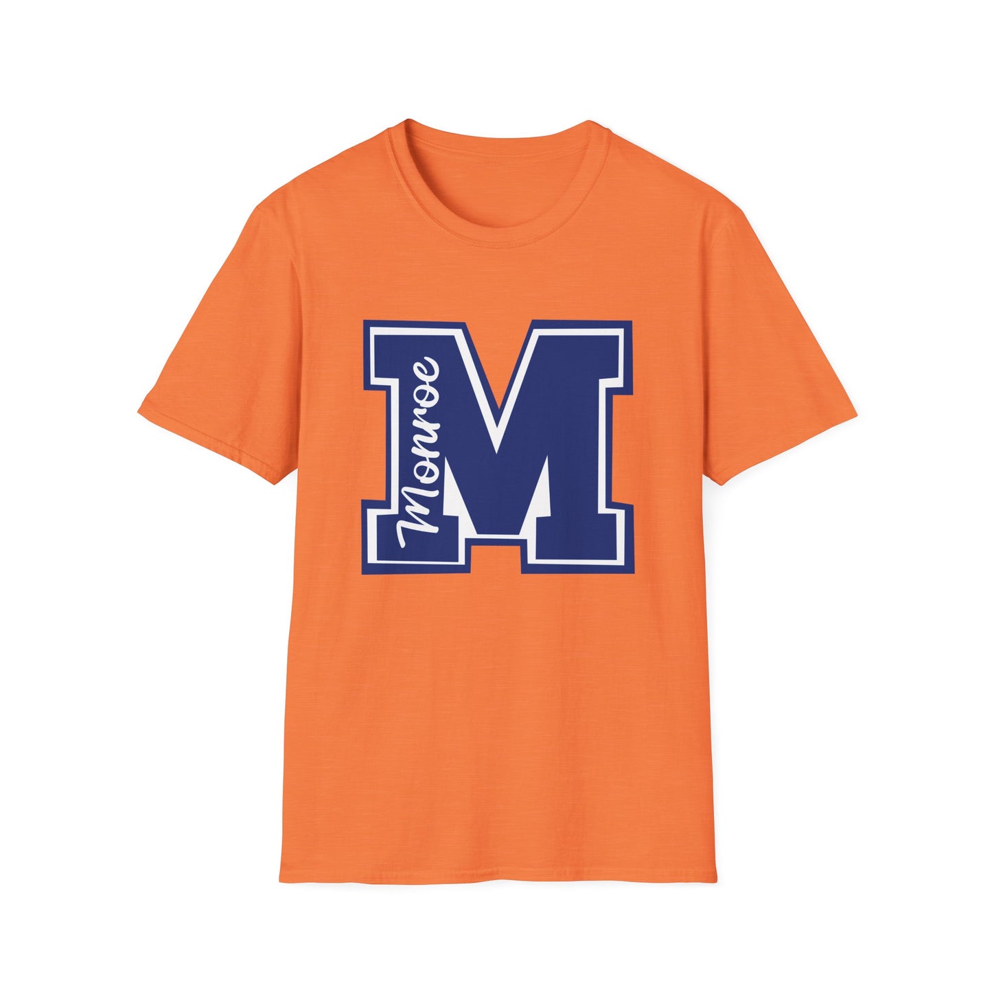 Blue Varsity M Monroe NavUnisex Softstyle T-Shirt