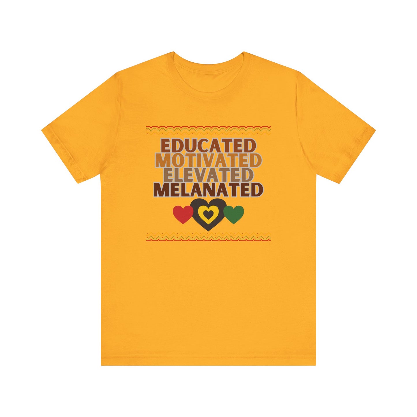 Educated, Motivated, Black History Unisex Jersey Short Sleeve Tee