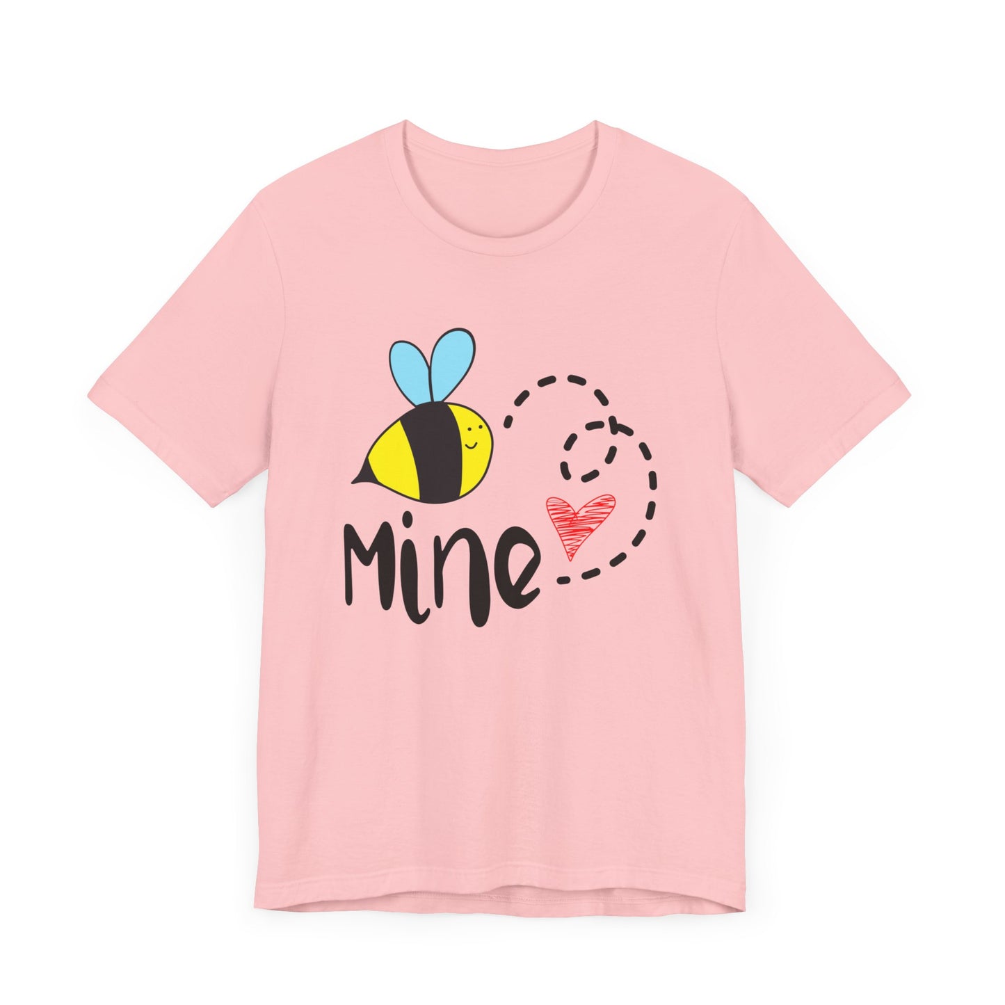 Bee Mine Valentine Unisex Jersey Short Sleeve Tee