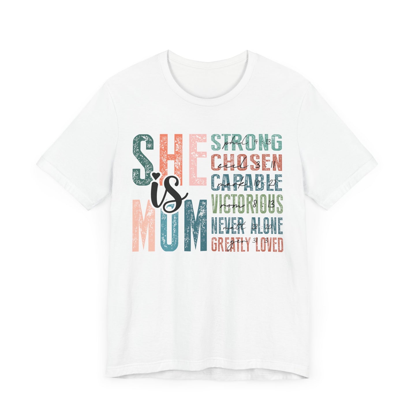 She is Mom Unisex Jersey Short Sleeve Tee