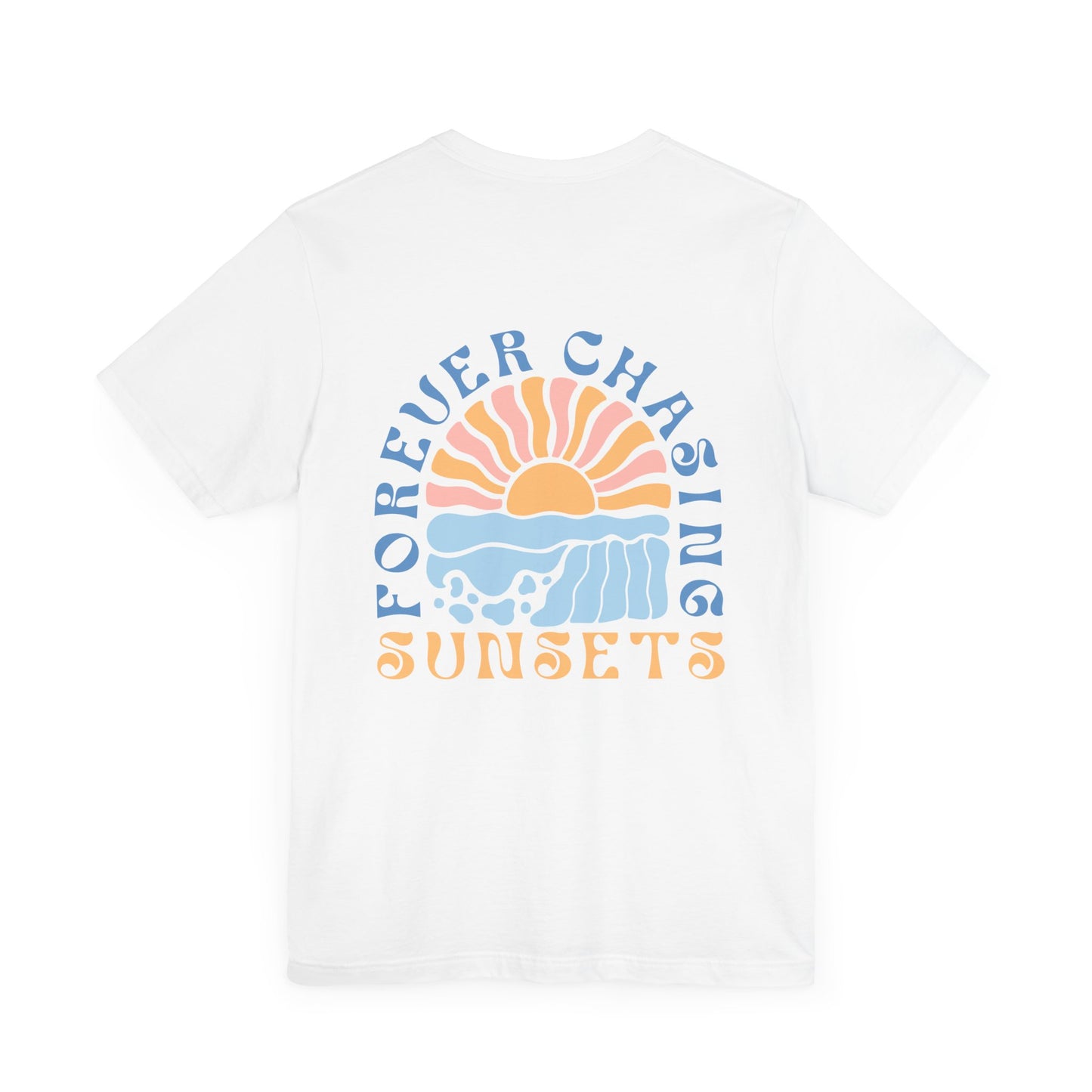 Beach Vibes Forever Chasing Sunsets Unisex Jersey Short Sleeve Tee