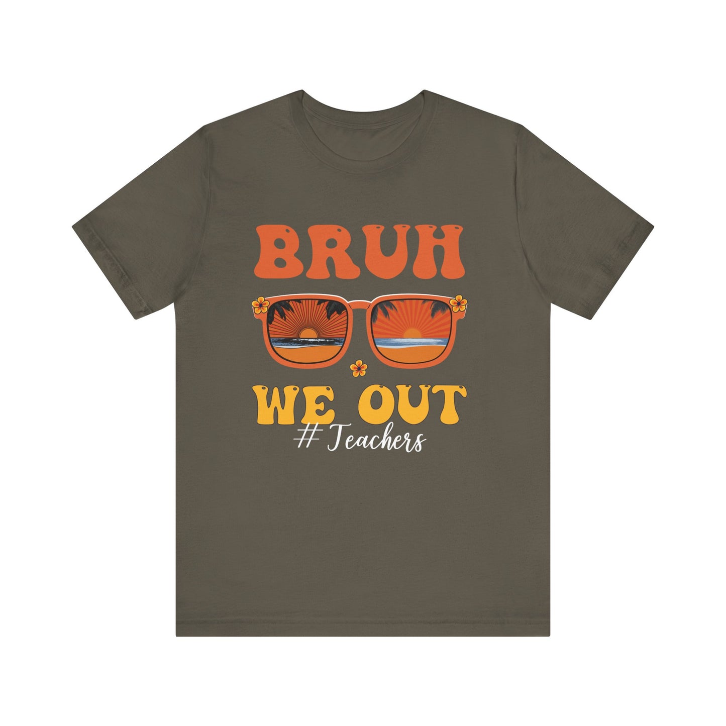 Bruh We Out Sunglasses Unisex Jersey Short Sleeve Tee