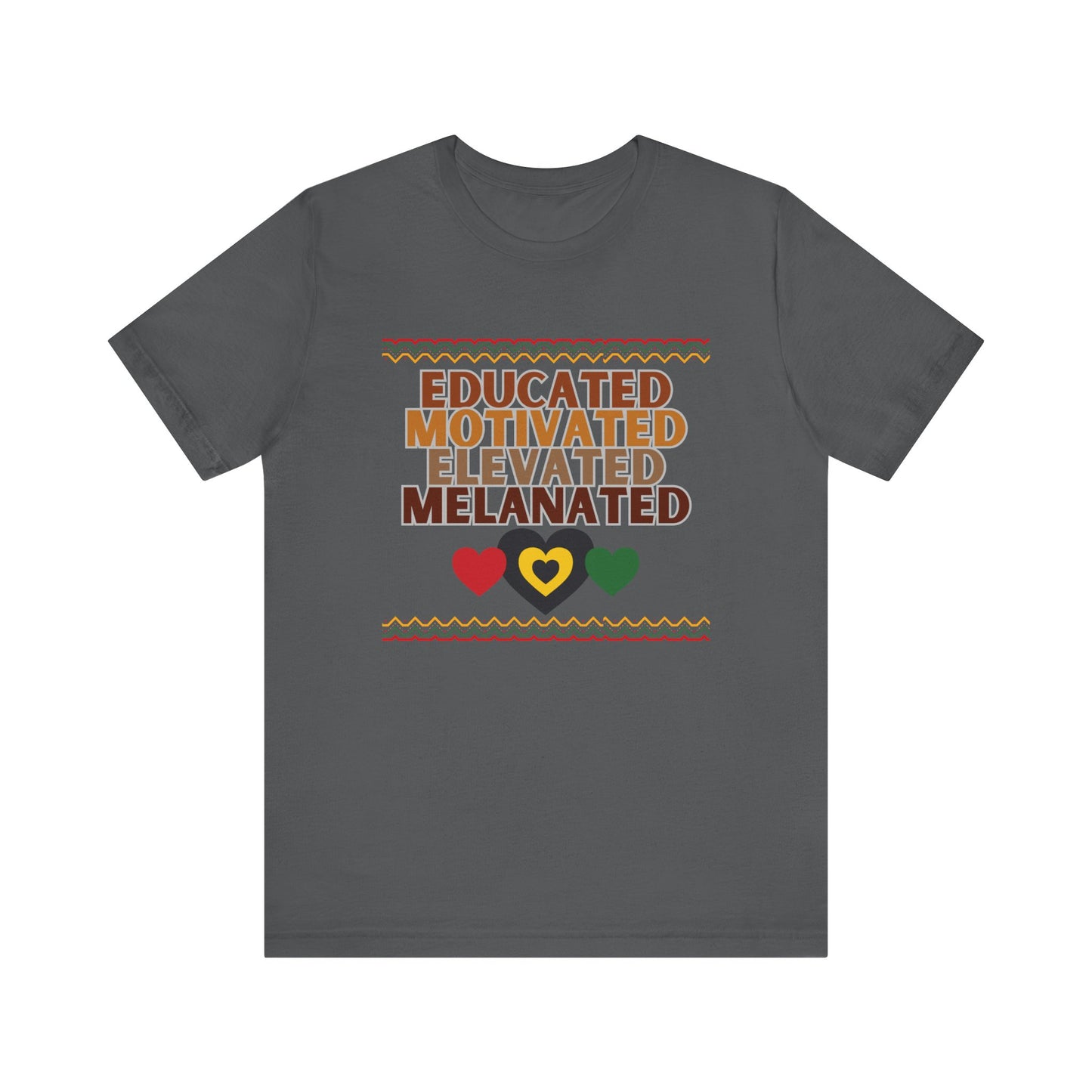 Educated, Motivated, Black History Unisex Jersey Short Sleeve Tee