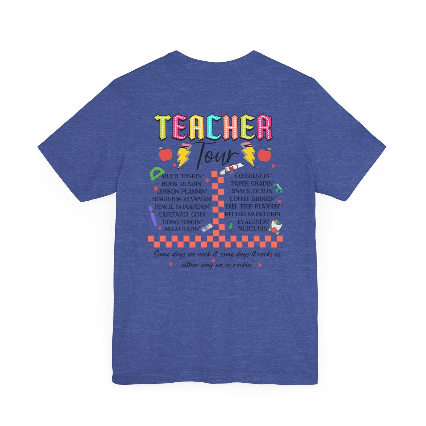 AB/CD Teacher Tour Unisex Jersey Short Sleeve Tee