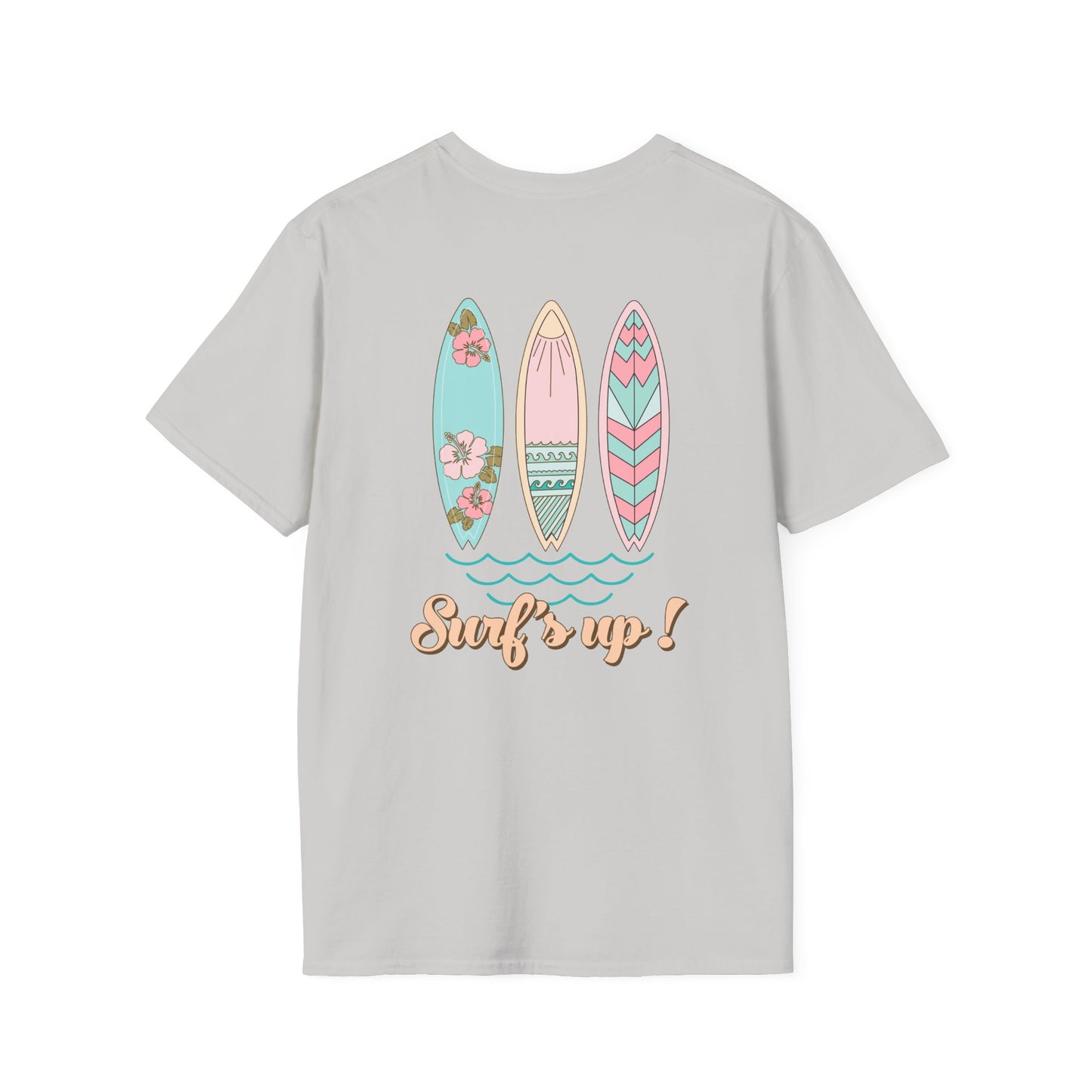 Summer Surfs Up Unisex Softstyle T-Shirt