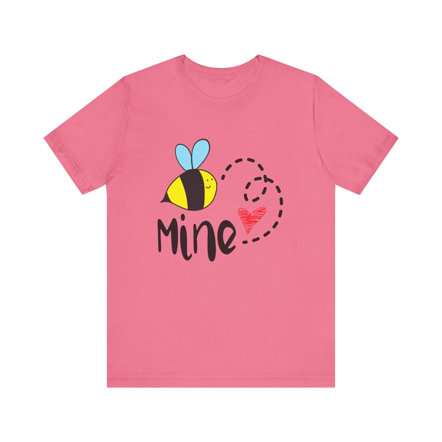 Bee Mine Valentine Unisex Jersey Short Sleeve Tee