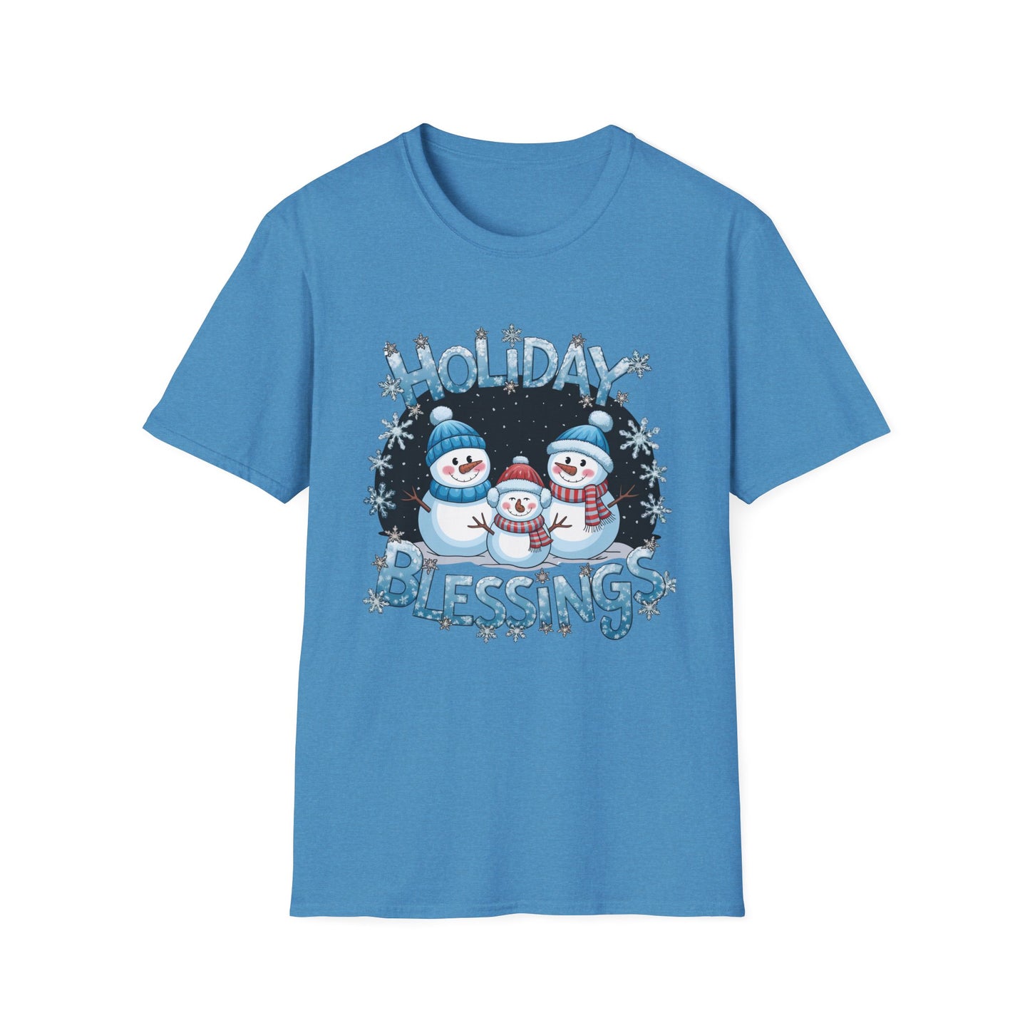 Holiday Blessings Christmas Holiday Unisex Softstyle T-Shirt