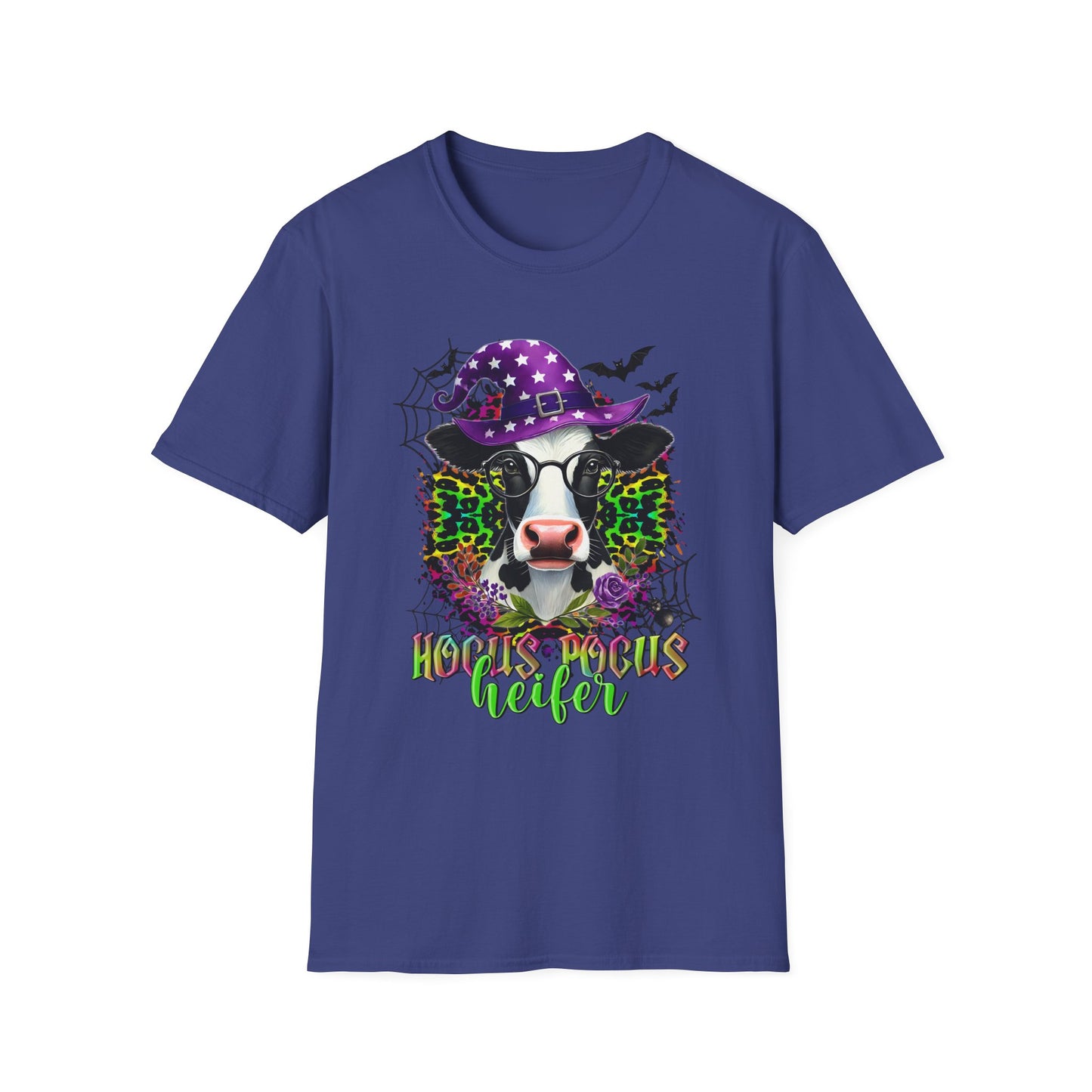 Spooky Cow Halloween T-Shirt - Hocus Pocus Heifer Design