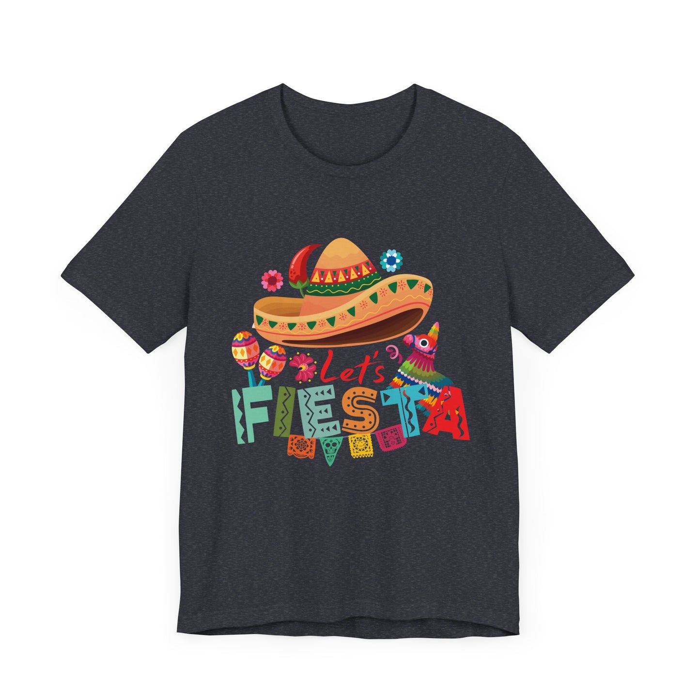 Cinco De Mayo Let's Fiesta Unisex Jersey Short Sleeve Tee