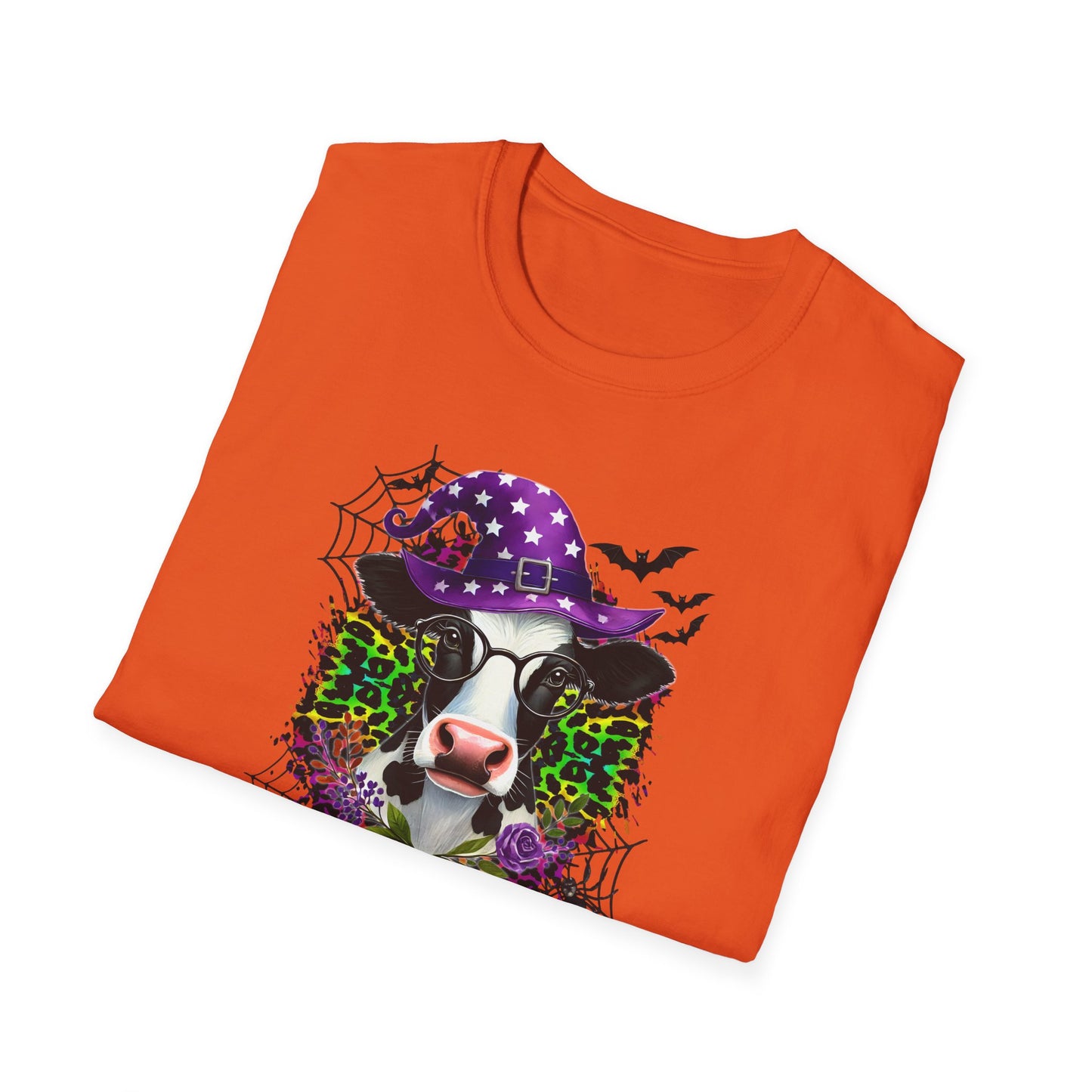 Spooky Cow Halloween T-Shirt - Hocus Pocus Heifer Design