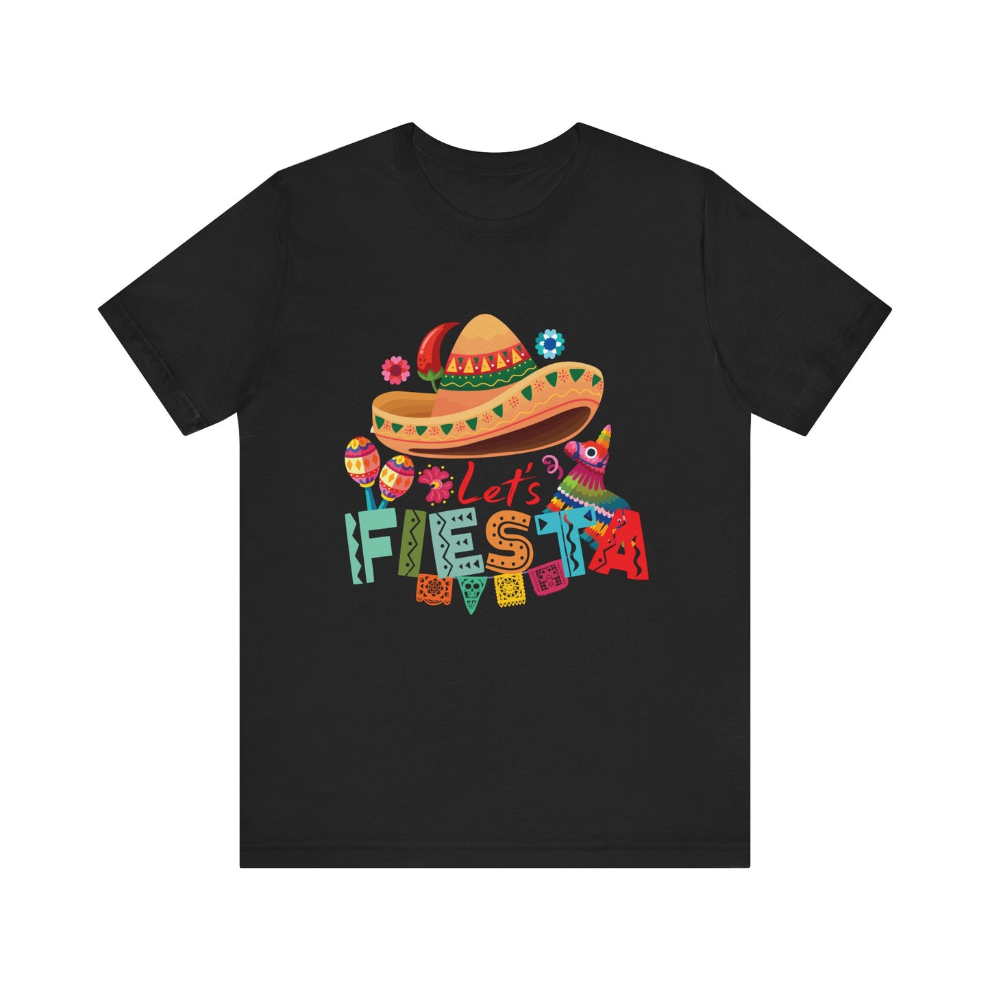 Cinco De Mayo Let's Fiesta Unisex Jersey Short Sleeve Tee