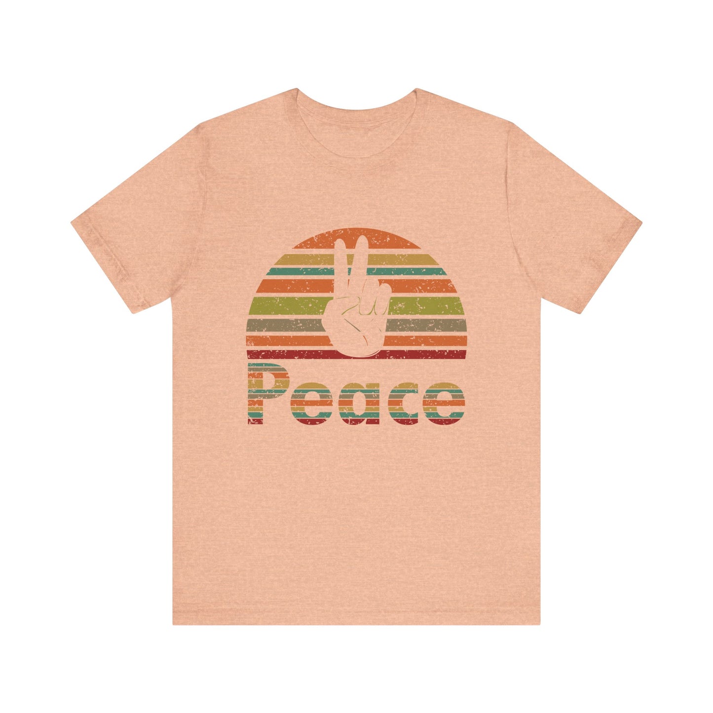 Retro Peace Unisex Jersey Short Sleeve Tee