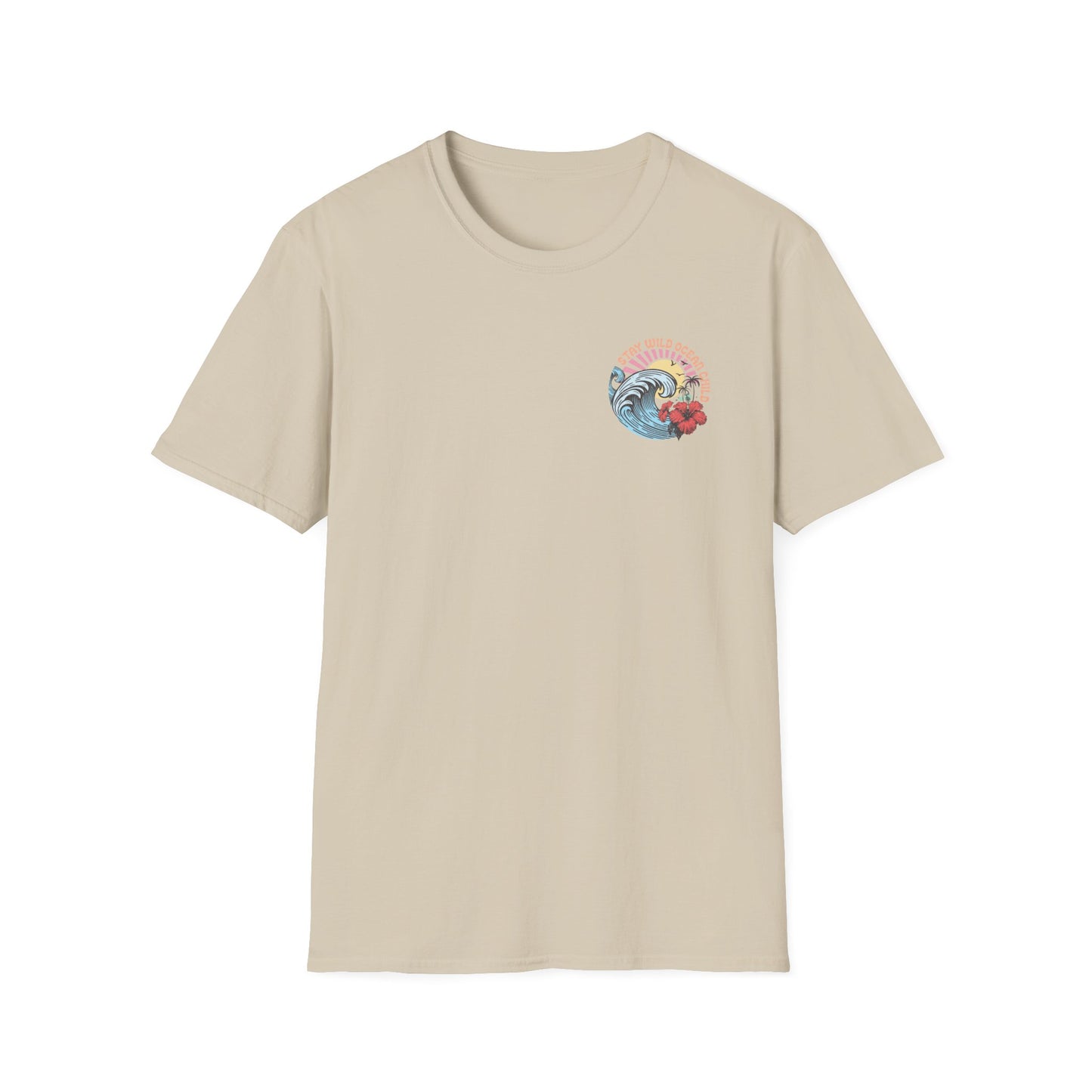 Salty but Sweet Flamingo Stay  Unisex Softstyle T-Shirt