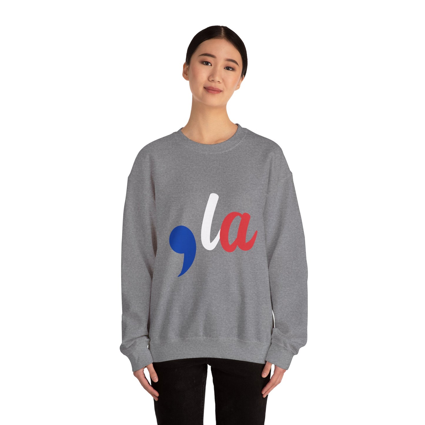 Kamala Unisex Crewneck Sweatshirt - Cozy and Stylish with 'la' Design