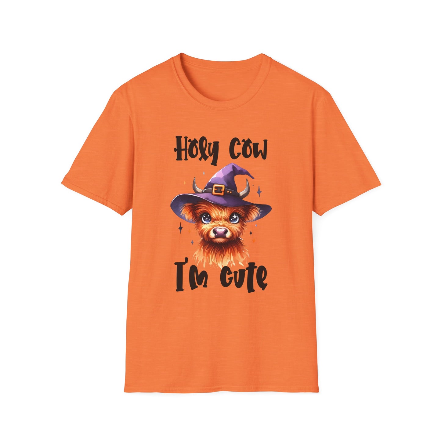 Holy Cow I'm Cute Halloween Cow Unisex Halloween T-Shirt