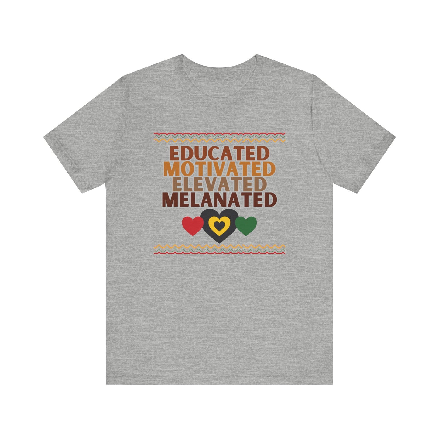 Educated, Motivated, Black History Unisex Jersey Short Sleeve Tee