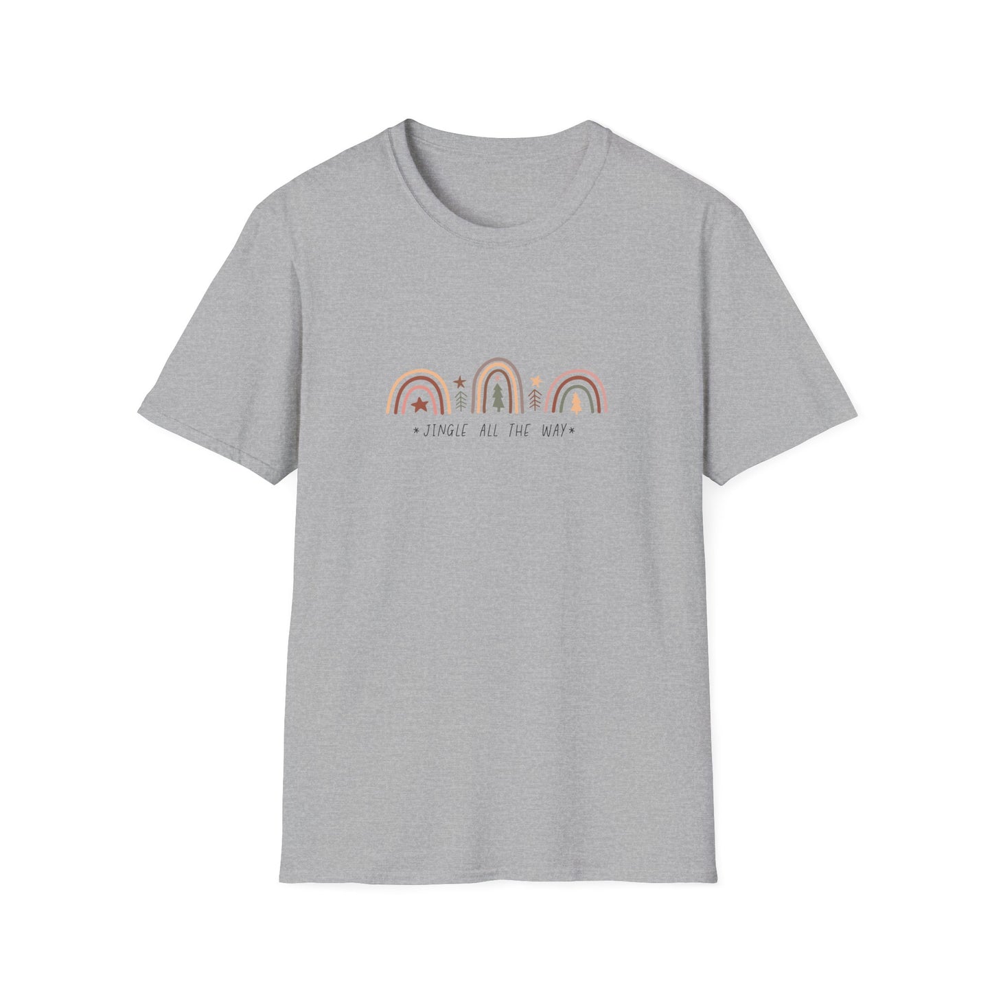 Jingle All the Way Unisex Softstyle T-Shirt – Festive Holiday Christmas Vibes