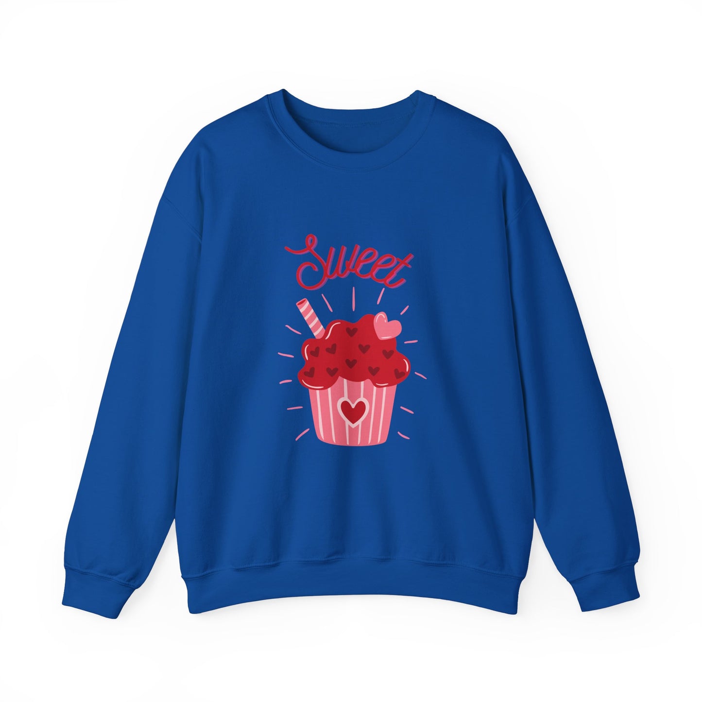 Valentines Cupcake Unisex Heavy Blend™ Crewneck Sweatshirt