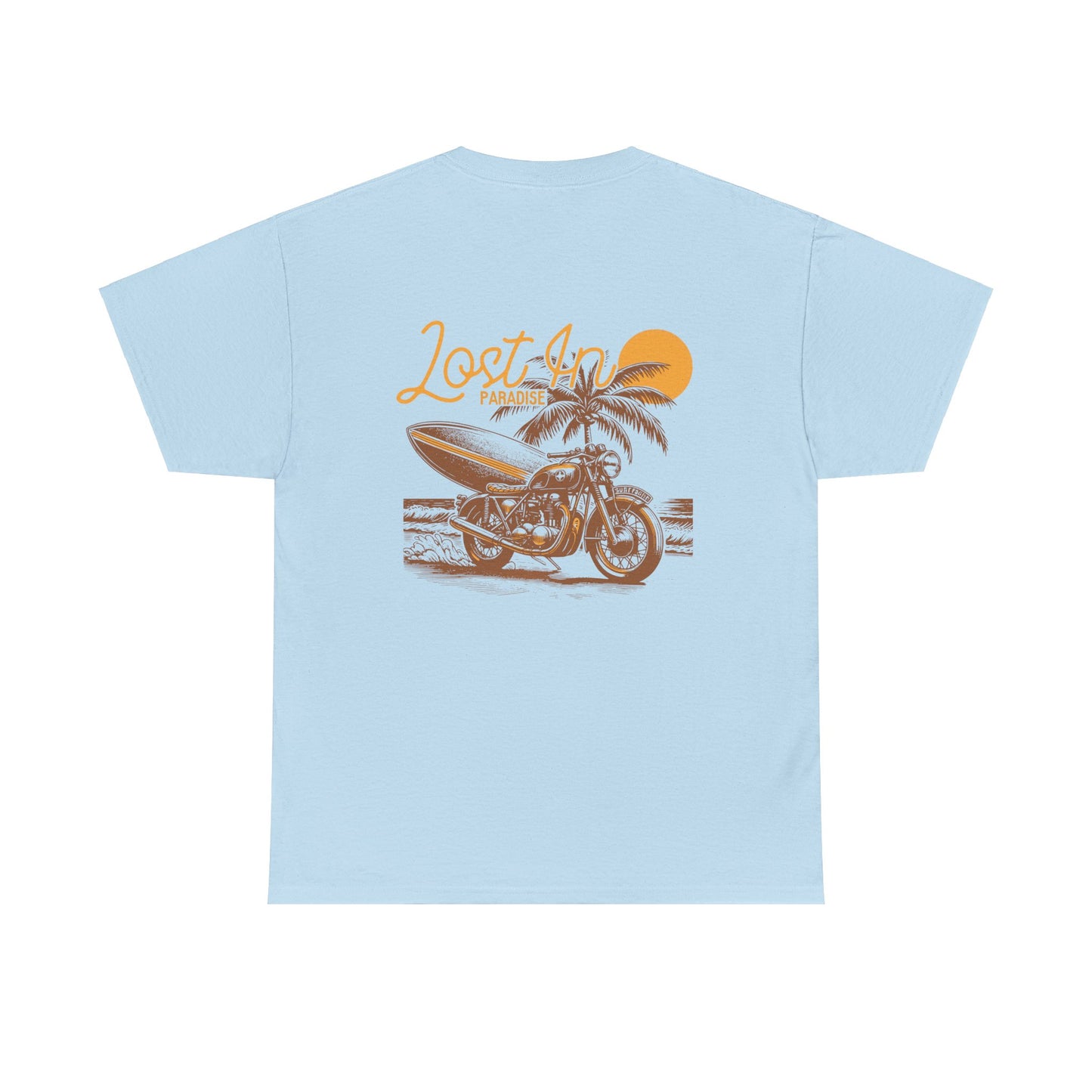 Lost in Paradise MOTOR AND SURF Vintage Surf Unisex Heavy Cotton Tee