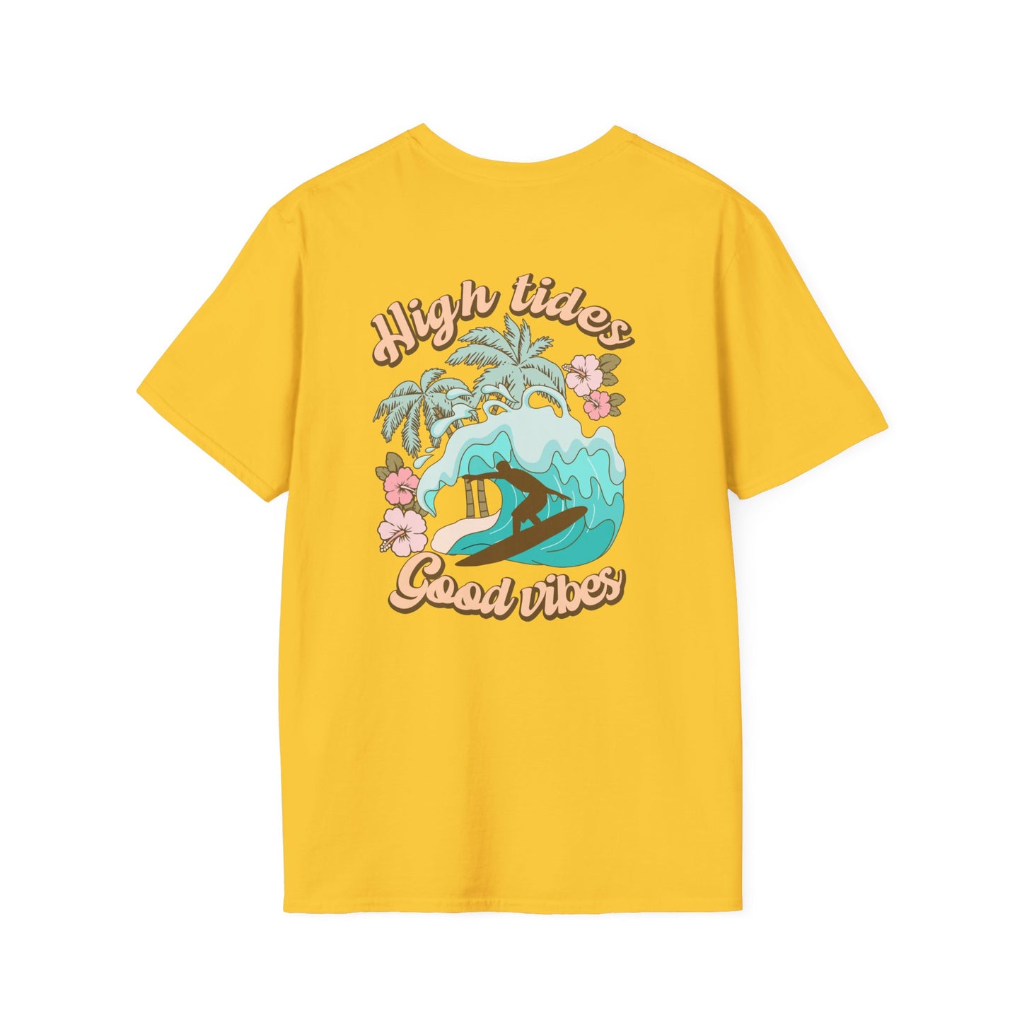 Beach Life High Tides Good Times Unisex Softstyle T-Shirt