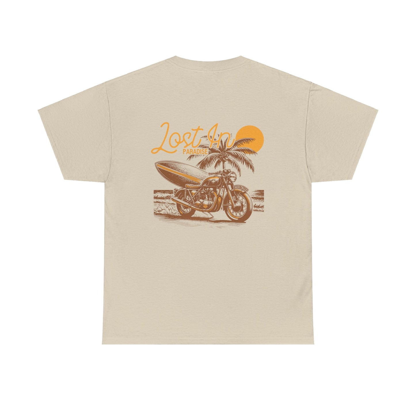 Lost in Paradise MOTOR AND SURF Vintage Surf Unisex Heavy Cotton Tee