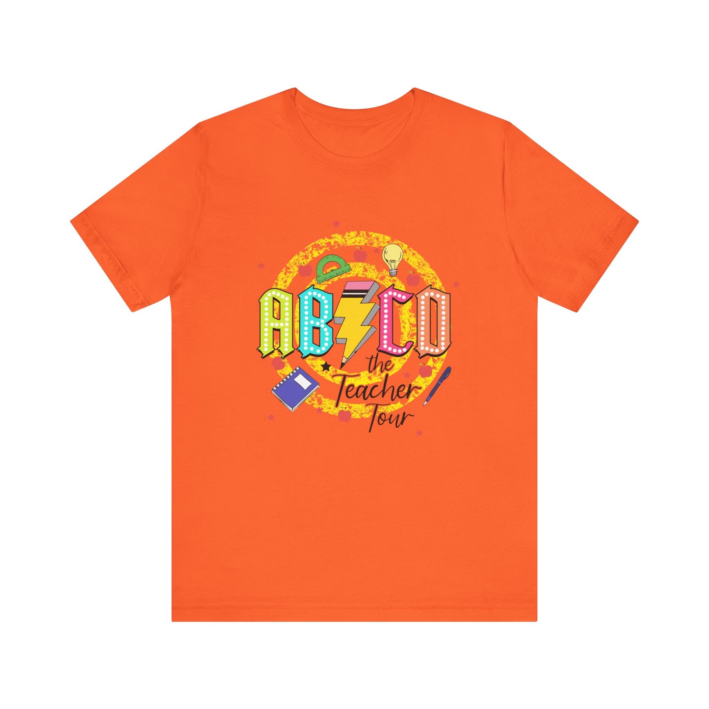 AB/CD Teacher Tour Unisex Jersey Short Sleeve Tee