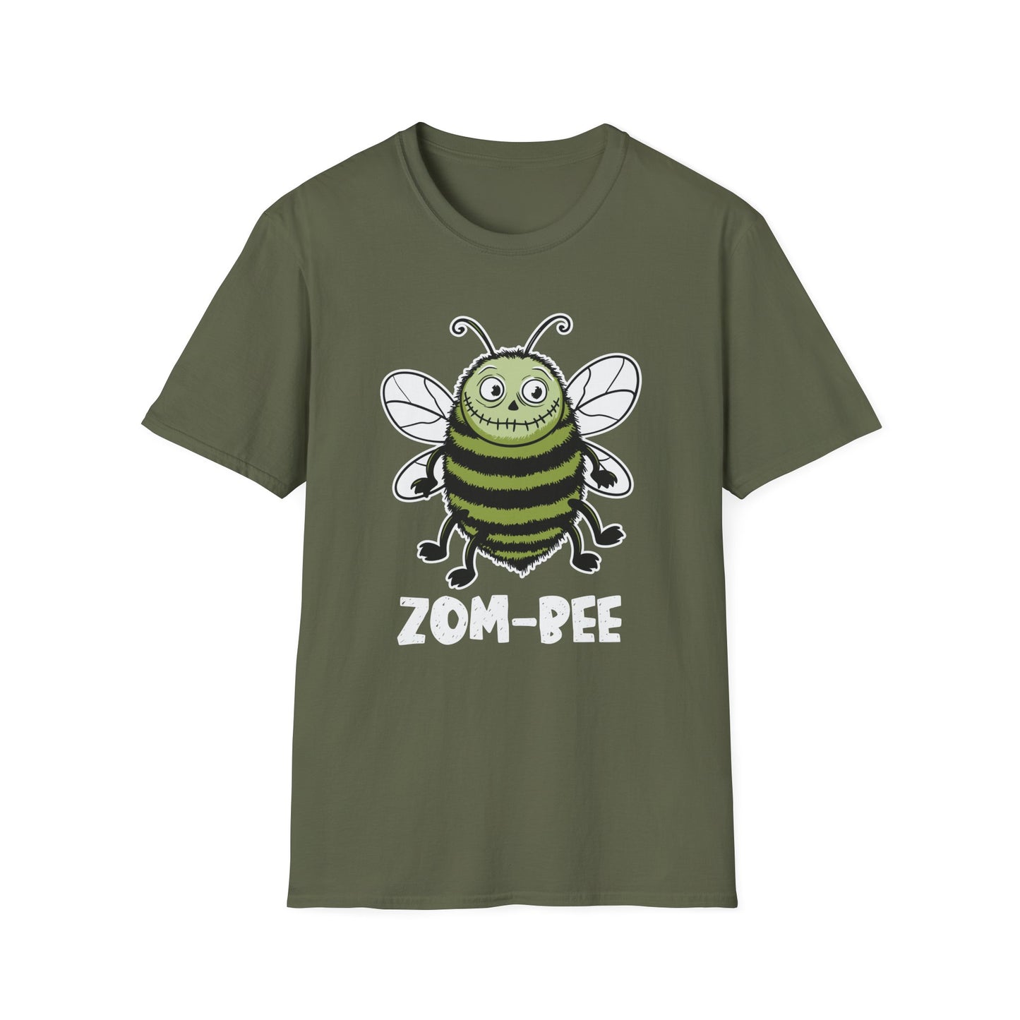 Zom-Bee Unisex Softstyle T-Shirt - Spooky Fun for Halloween