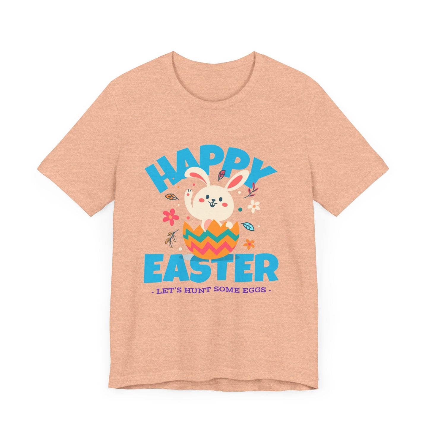 HAPPY EASTER Let's Hunt for Some Eggs Unisex Jersey Short Sleeve Tee