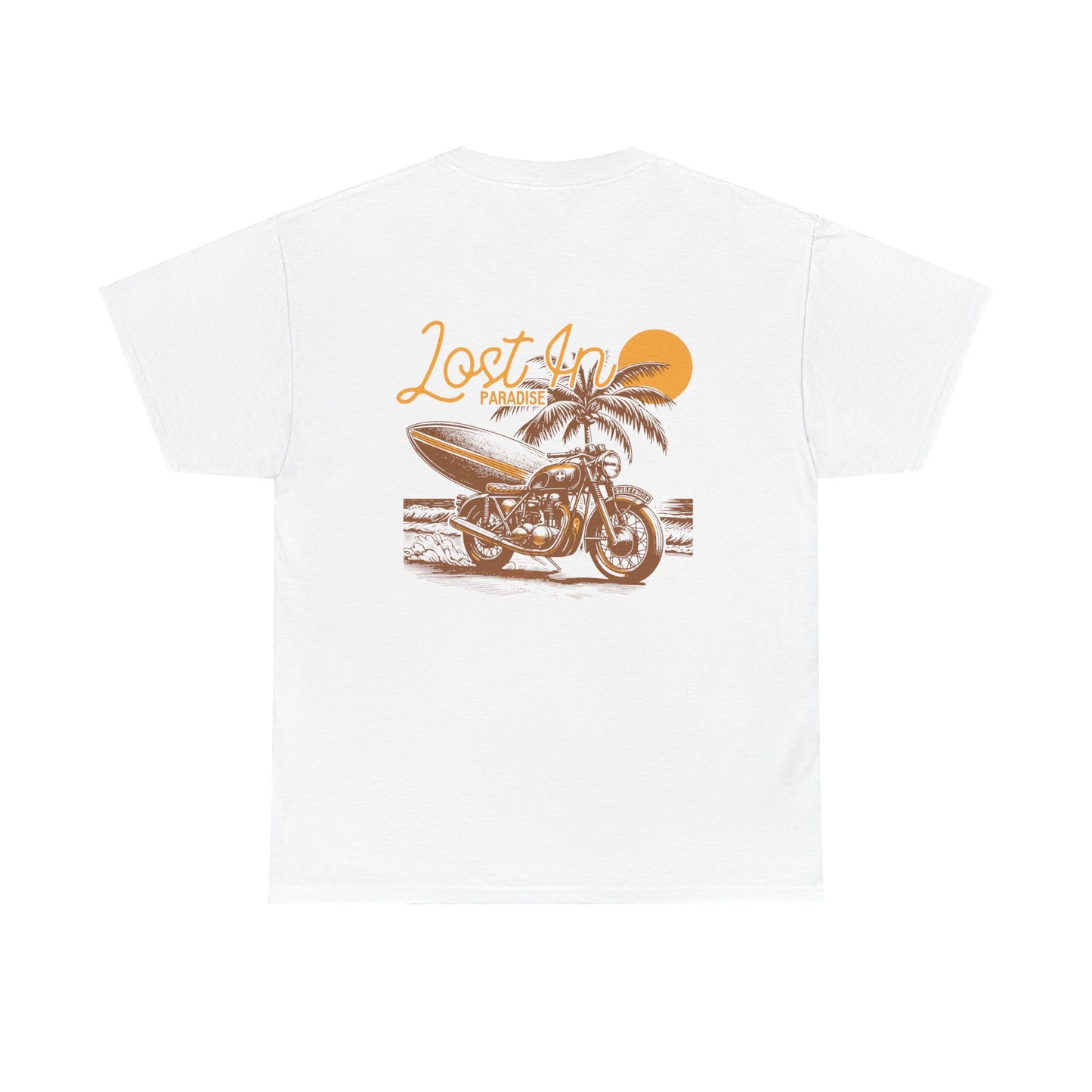 Lost in Paradise MOTOR AND SURF Vintage Surf Unisex Heavy Cotton Tee