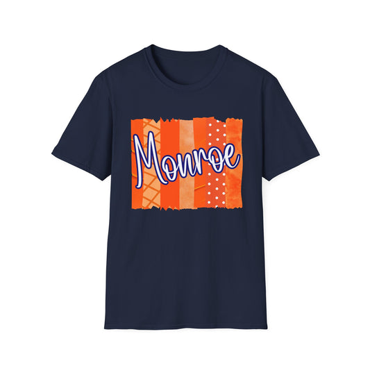 Monroe Patch Orange Unisex Softstyle T-Shirt