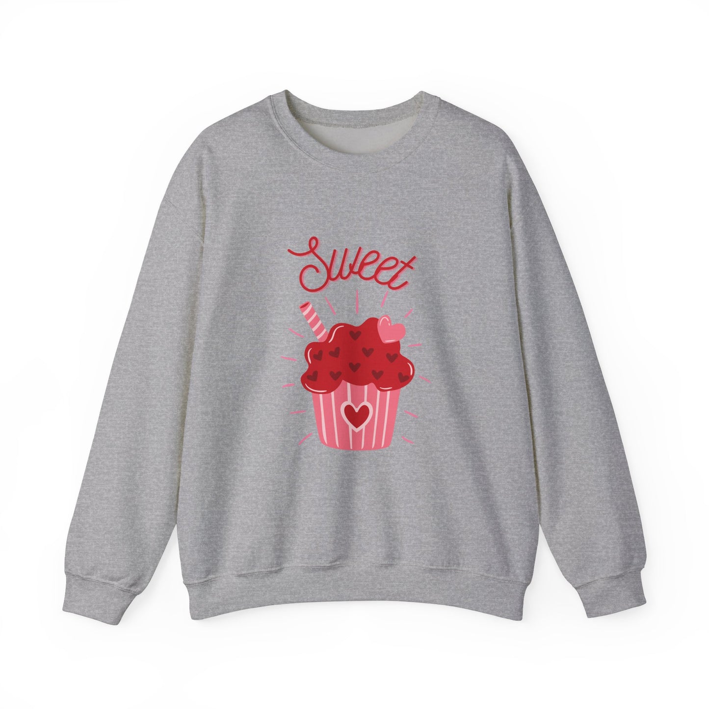 Valentines Cupcake Unisex Heavy Blend™ Crewneck Sweatshirt