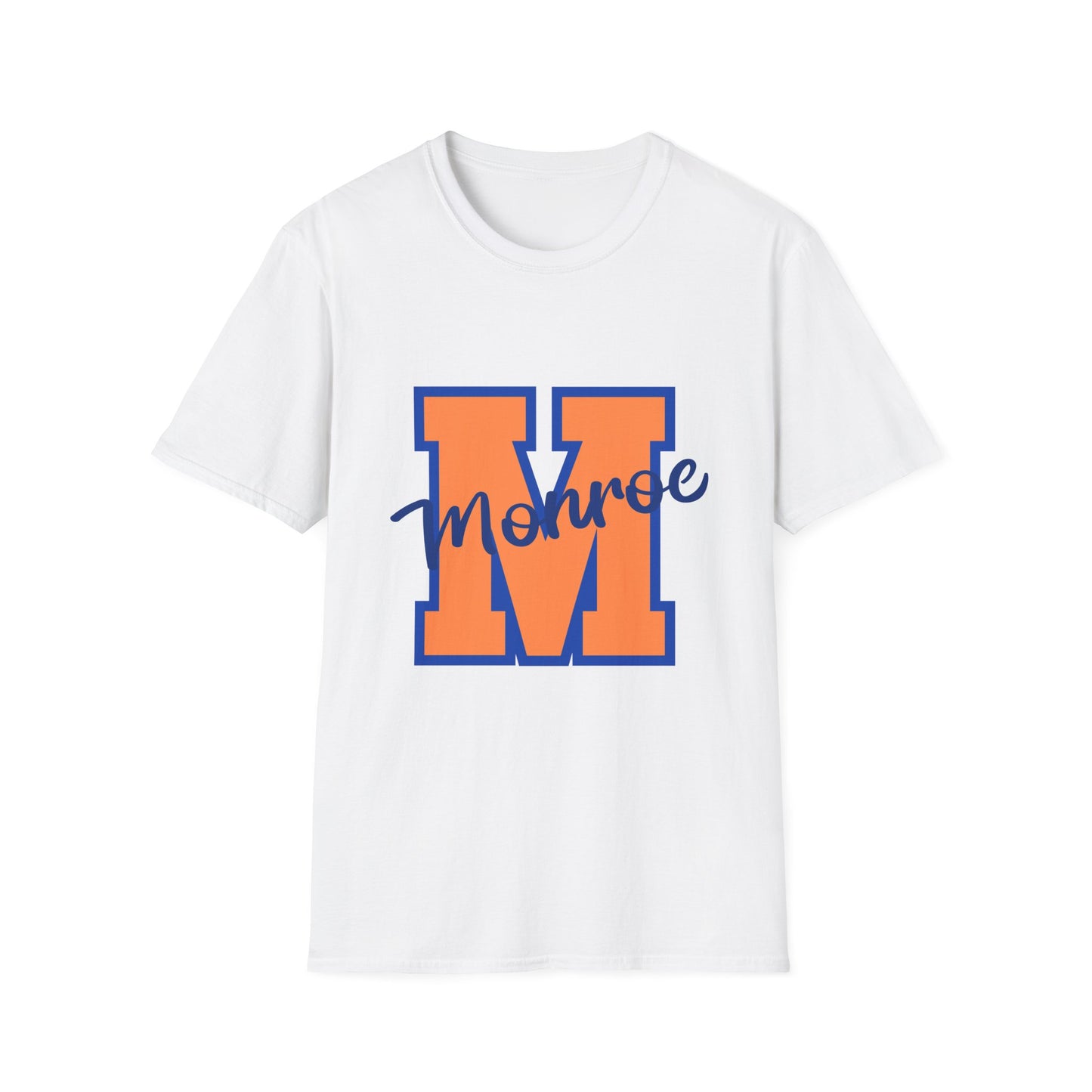 Monroe Orange M  Unisex Softstyle T-Shirt