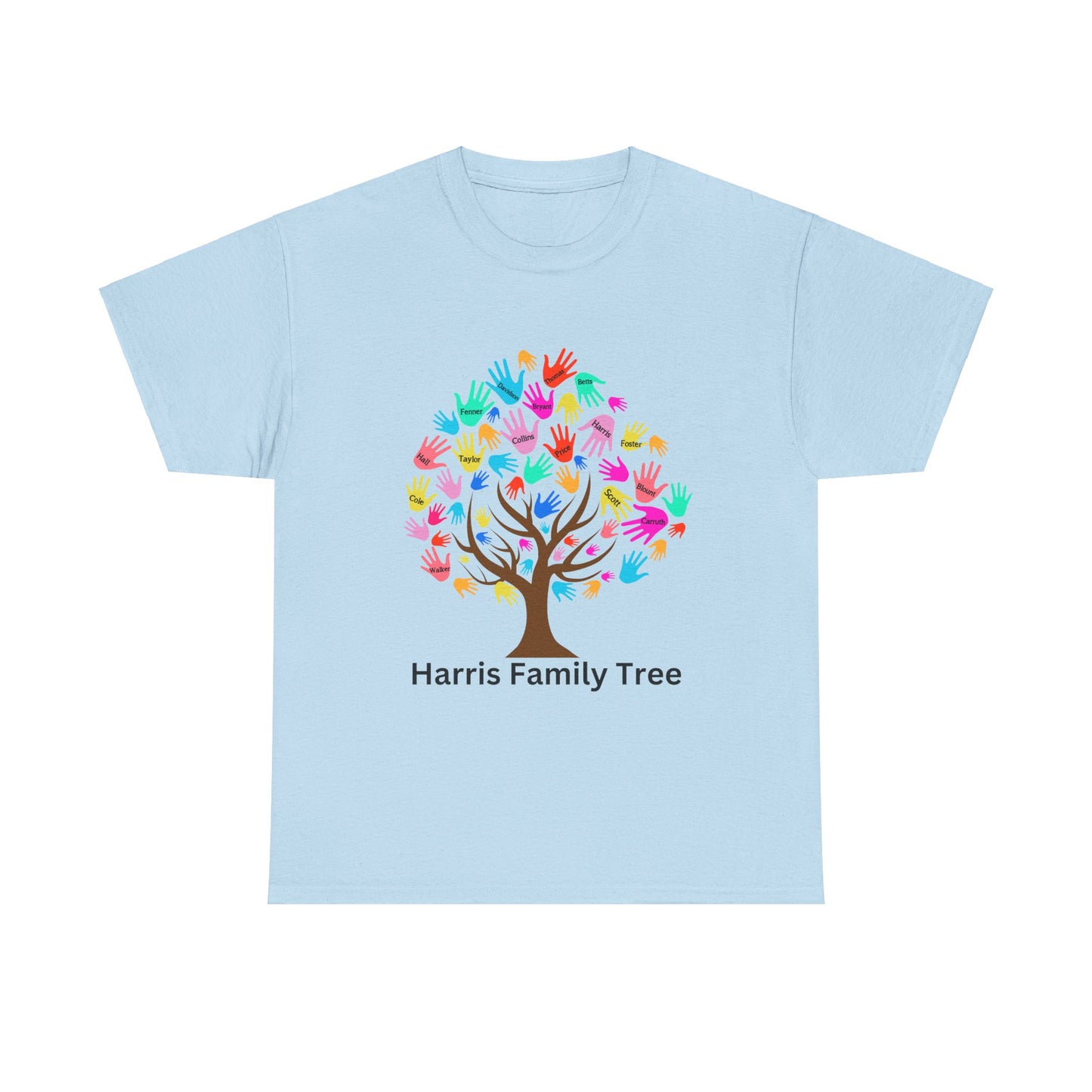 Harris Family Tree Set 1 Gildan Unisex Heavy Cotton Tee