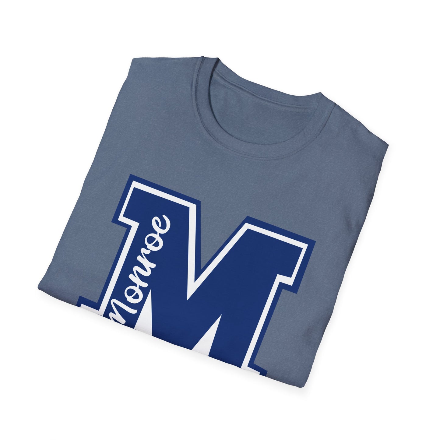 Blue Varsity M Monroe NavUnisex Softstyle T-Shirt