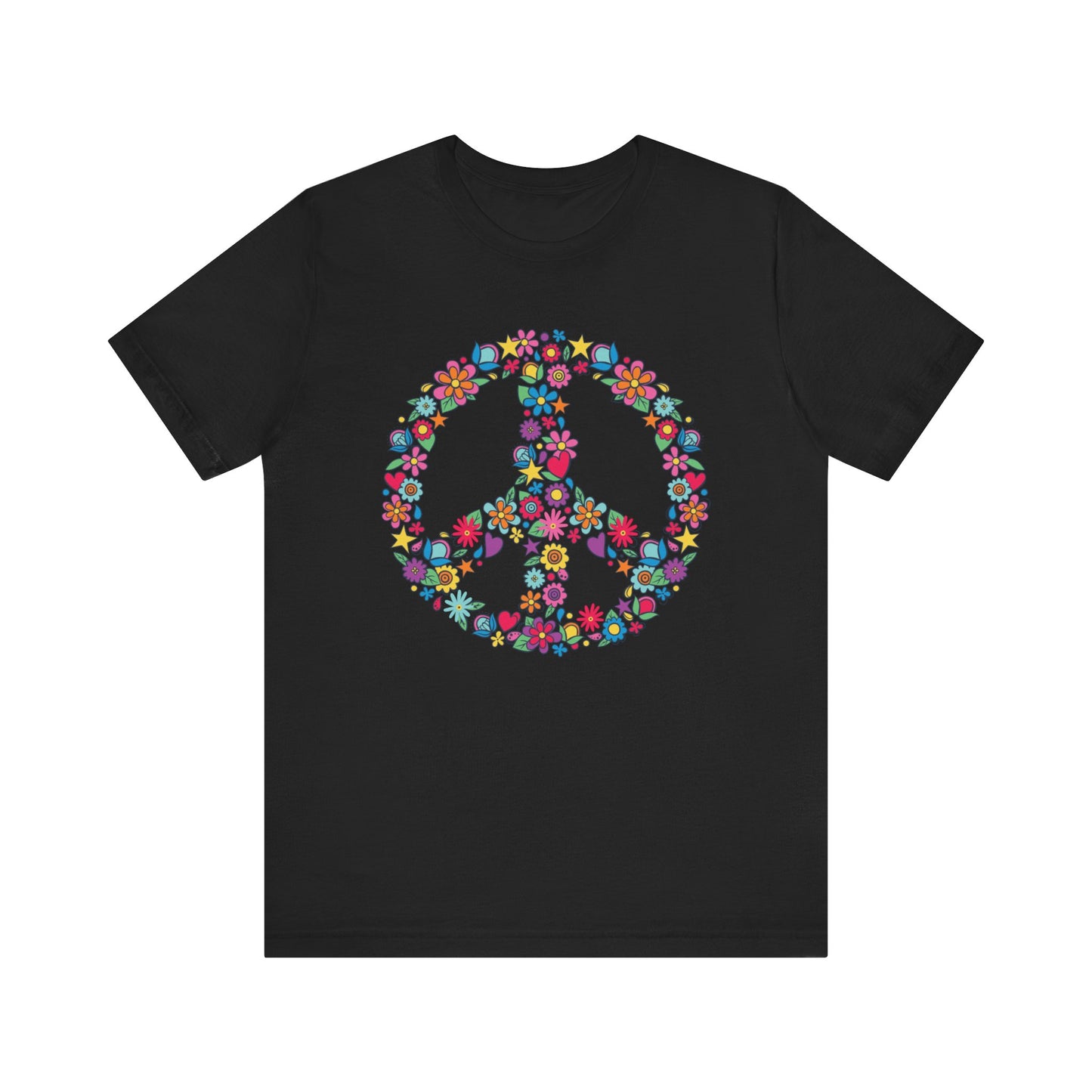 Peace Flower Unisex Jersey Short Sleeve Tee