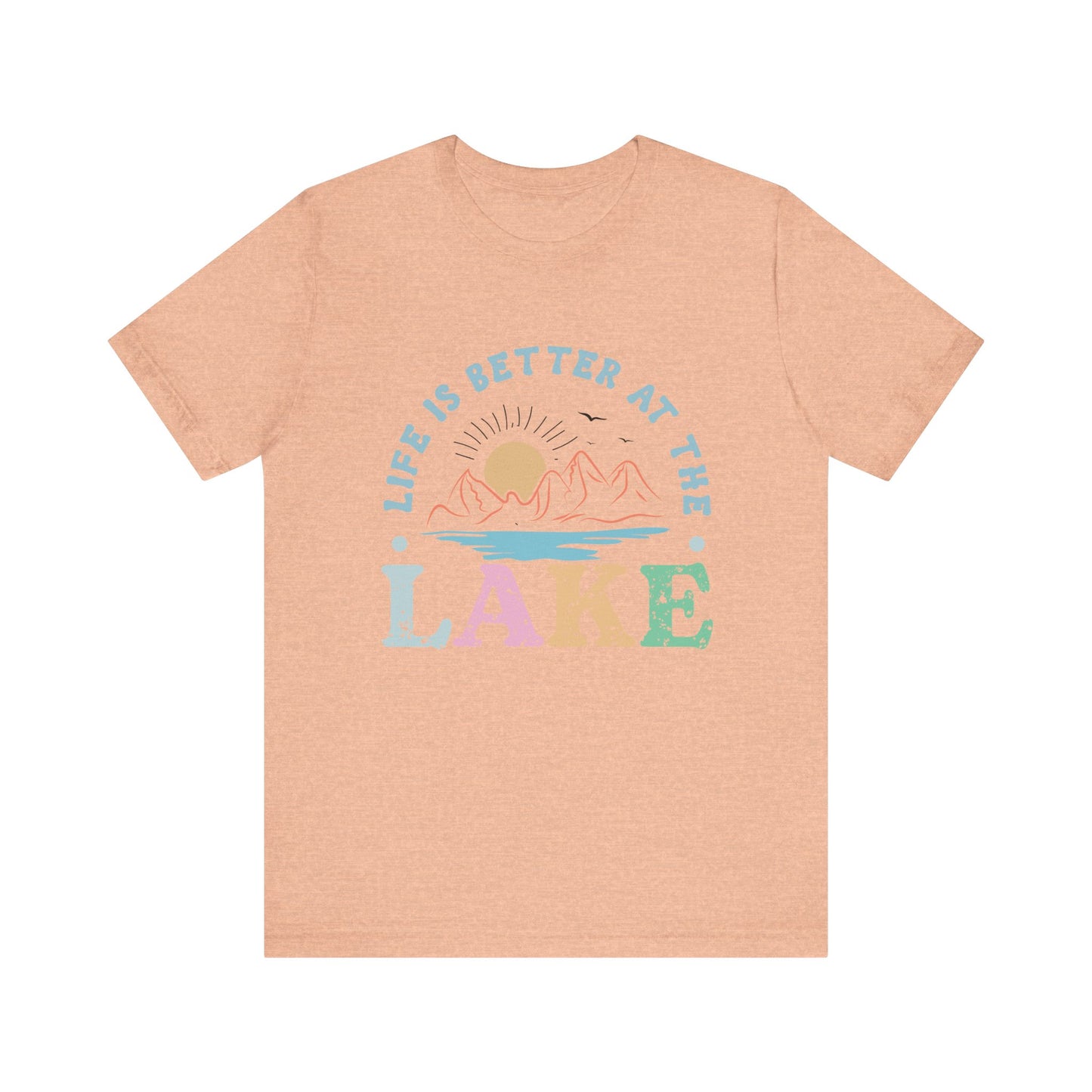 Life is Better at the Lake Unisex Jersey Short Sleeve Tee