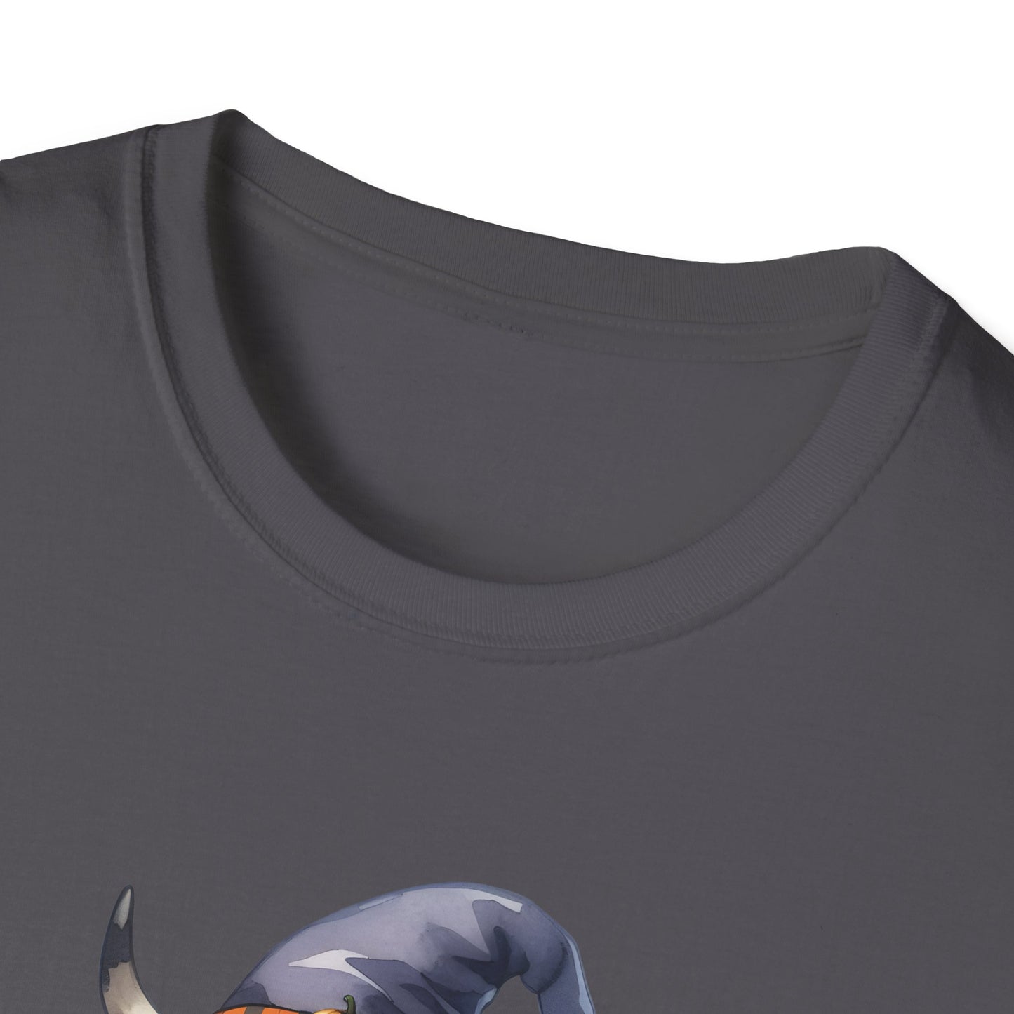 Funny Cow Halloween T-Shirt - "Bull Sheet" Unisex Softstyle Tee