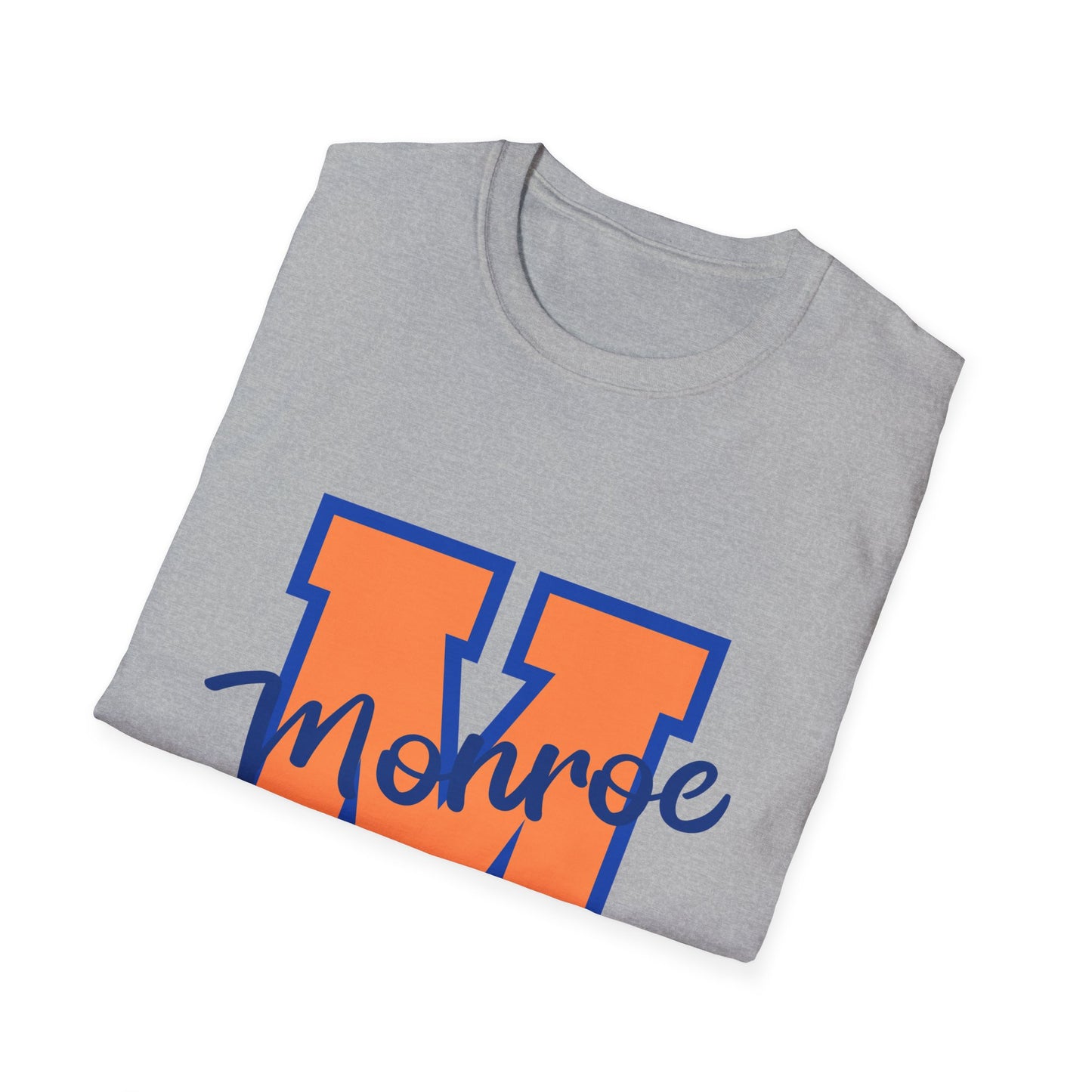 Monroe Orange M  Unisex Softstyle T-Shirt