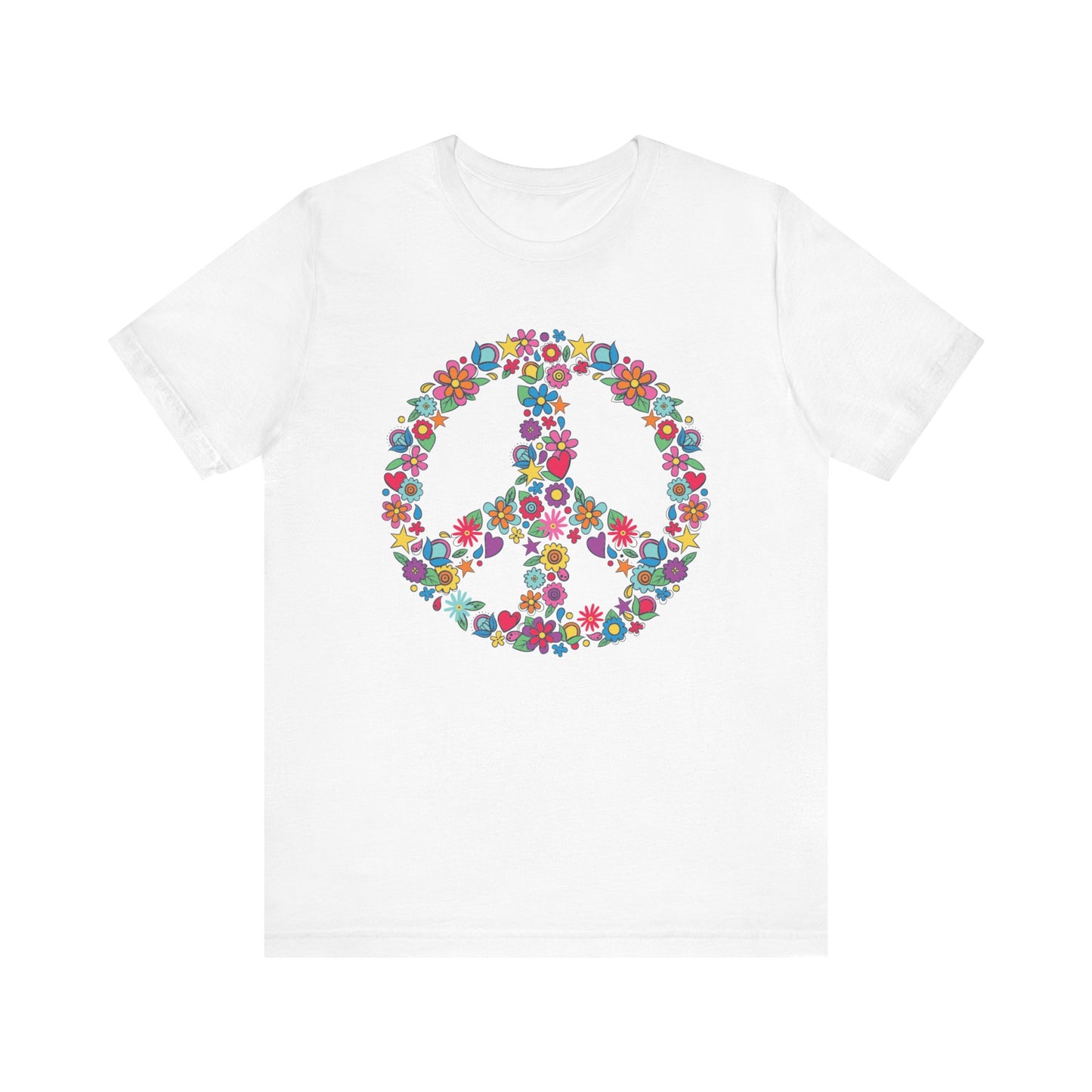 Peace Flower Unisex Jersey Short Sleeve Tee