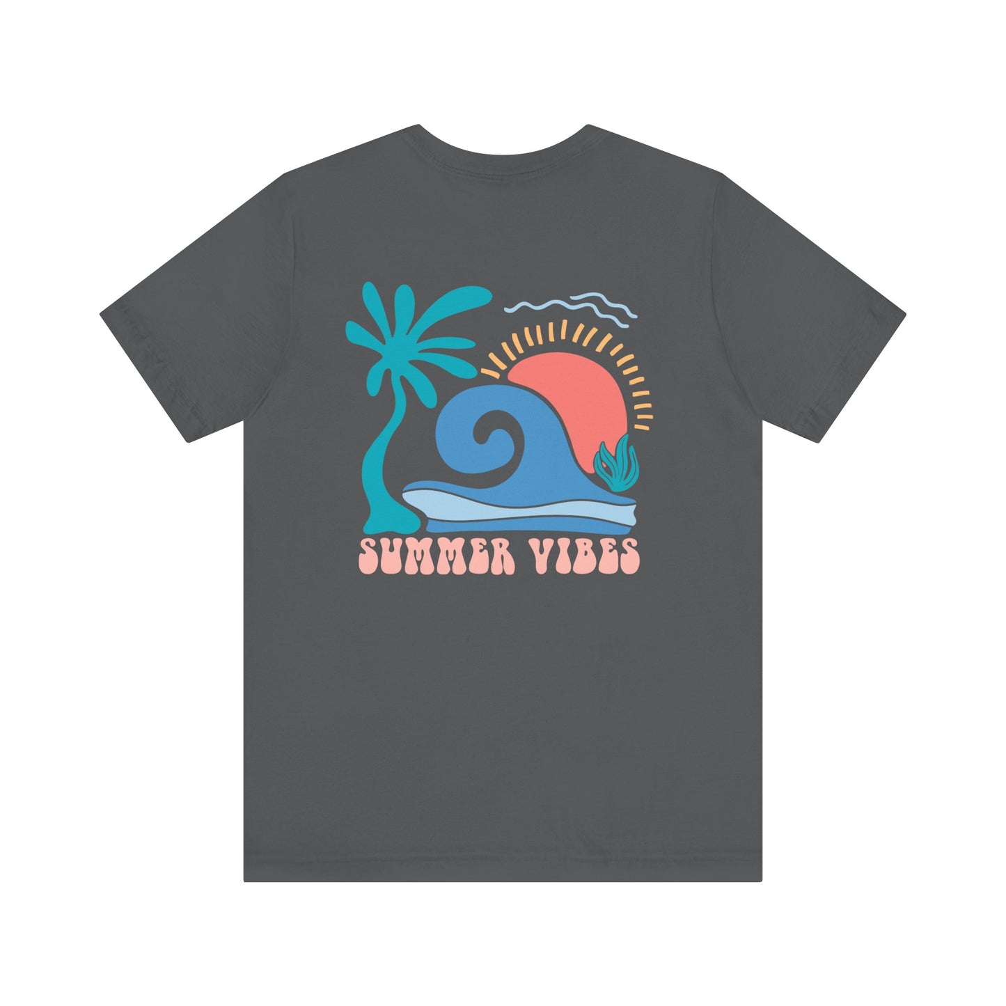 Summer Vibes Beach More Worry Less Unisex Jersey Short Sleeve Tee