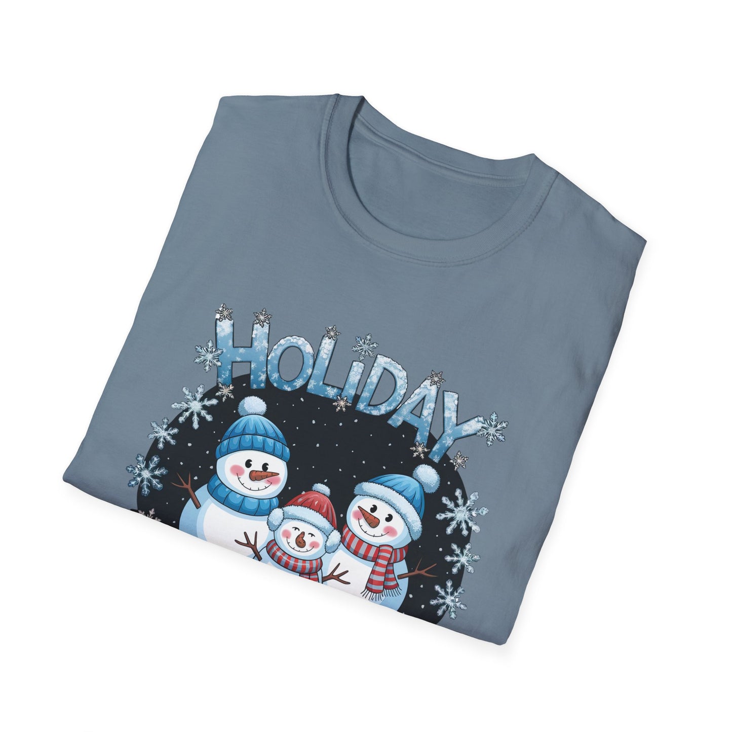 Holiday Blessings Christmas Holiday Unisex Softstyle T-Shirt