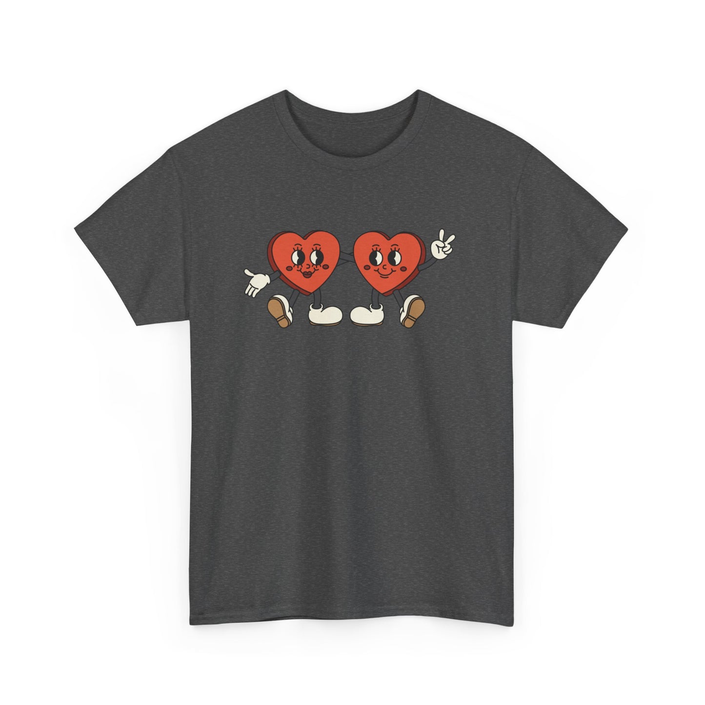 2 of Hearts Valentines Shirt Unisex Heavy Cotton Tee