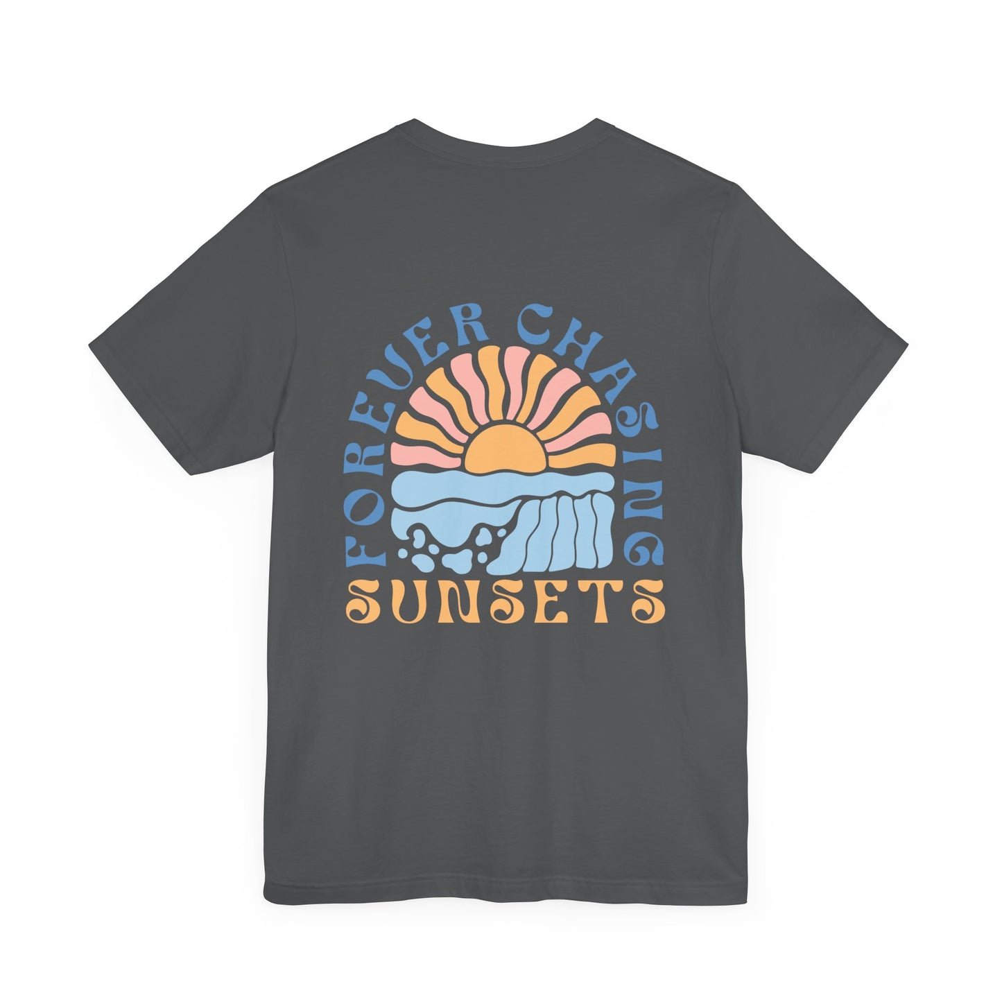 Beach Vibes Forever Chasing Sunsets Unisex Jersey Short Sleeve Tee