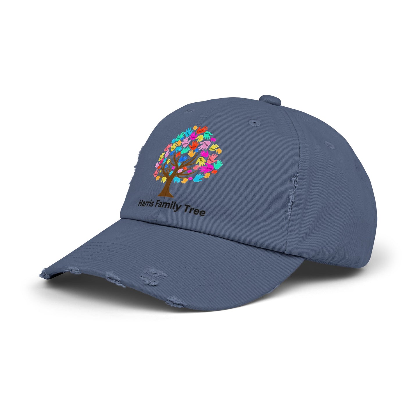 Harris Family Tree Unisex Distressed Cap