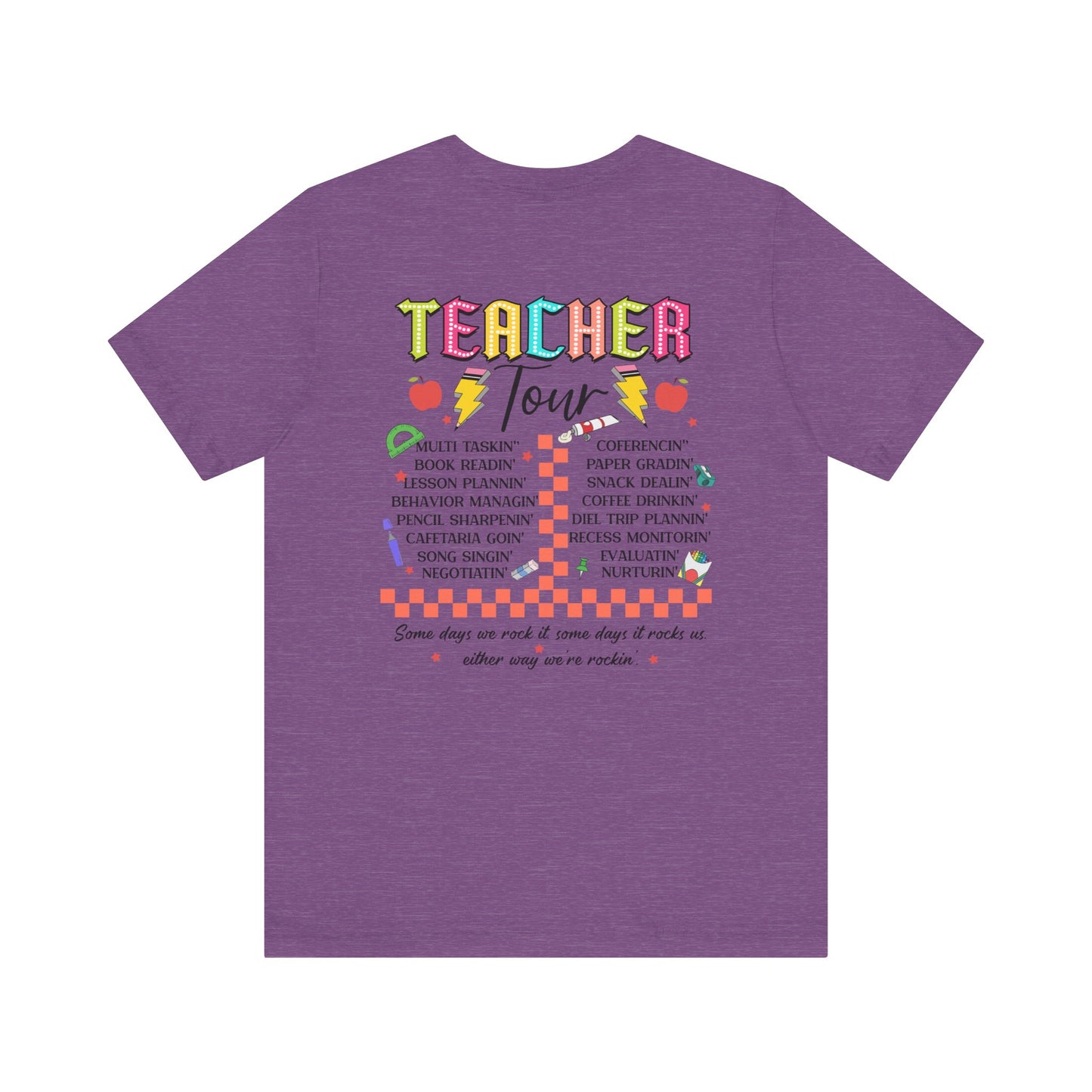 AB/CD Teacher Tour Unisex Jersey Short Sleeve Tee