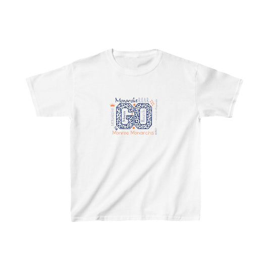 Motivational Kids Cotton Tee - 'Go Monarchs!' Unisex T-Shirt for Young Dreamers