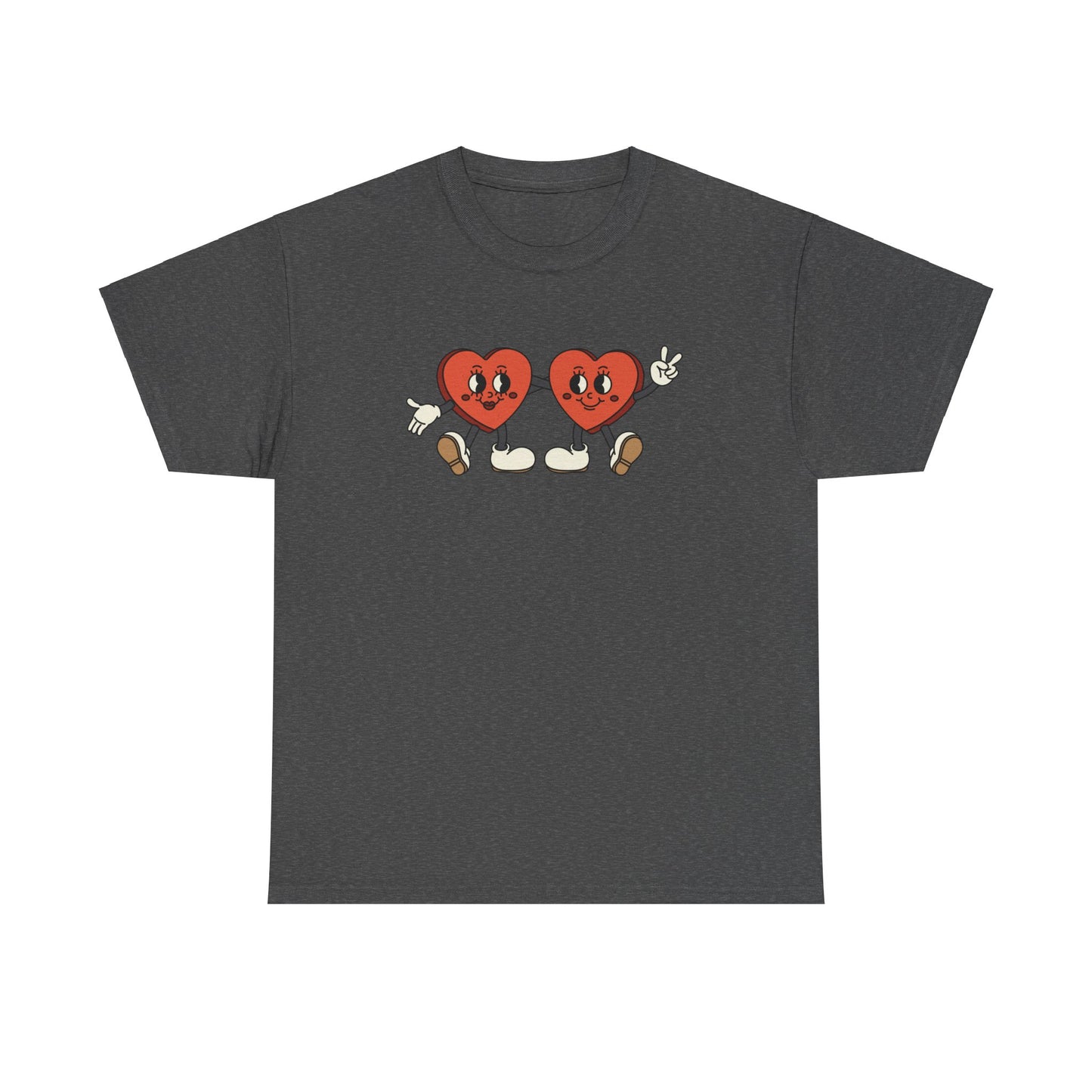 2 of Hearts Valentines Shirt Unisex Heavy Cotton Tee