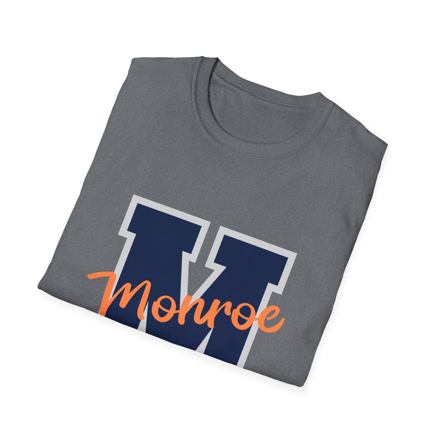 Orange Monroe Navy MUnisex Softstyle T-Shirt