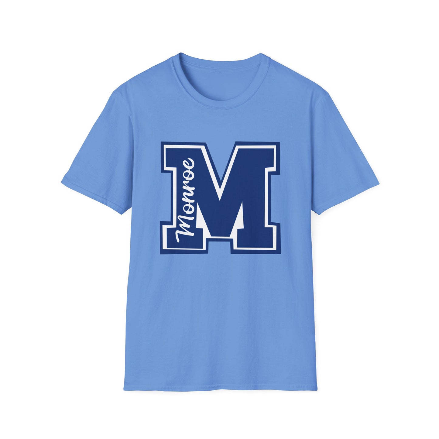 Blue Varsity M Monroe NavUnisex Softstyle T-Shirt
