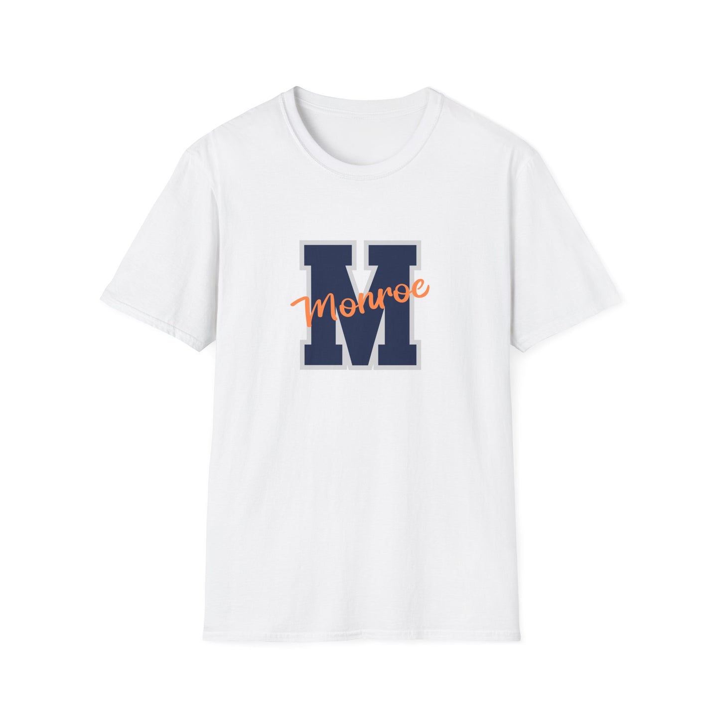 Orange Monroe Navy MUnisex Softstyle T-Shirt